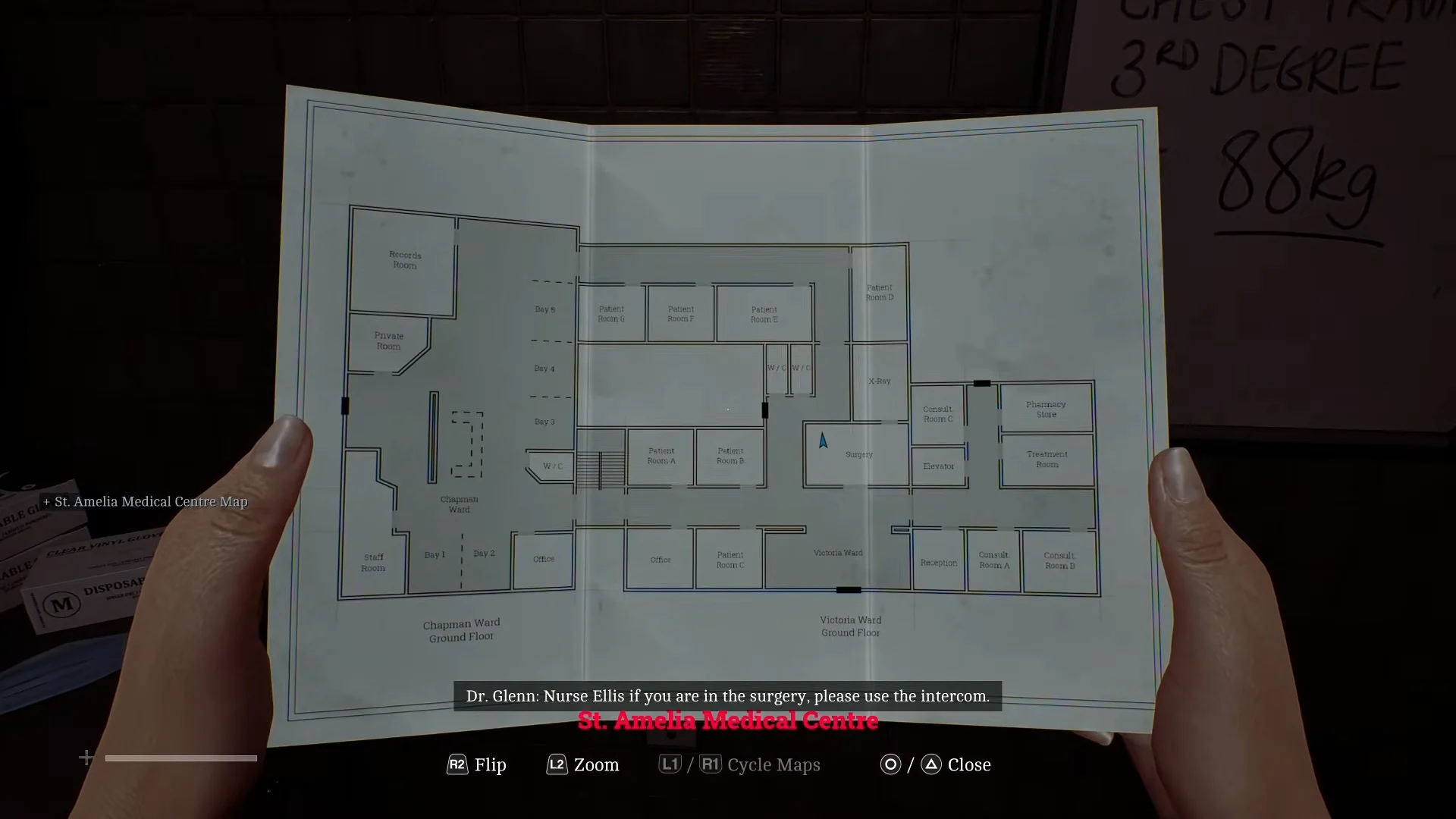 Collecting Medical Centre Map
