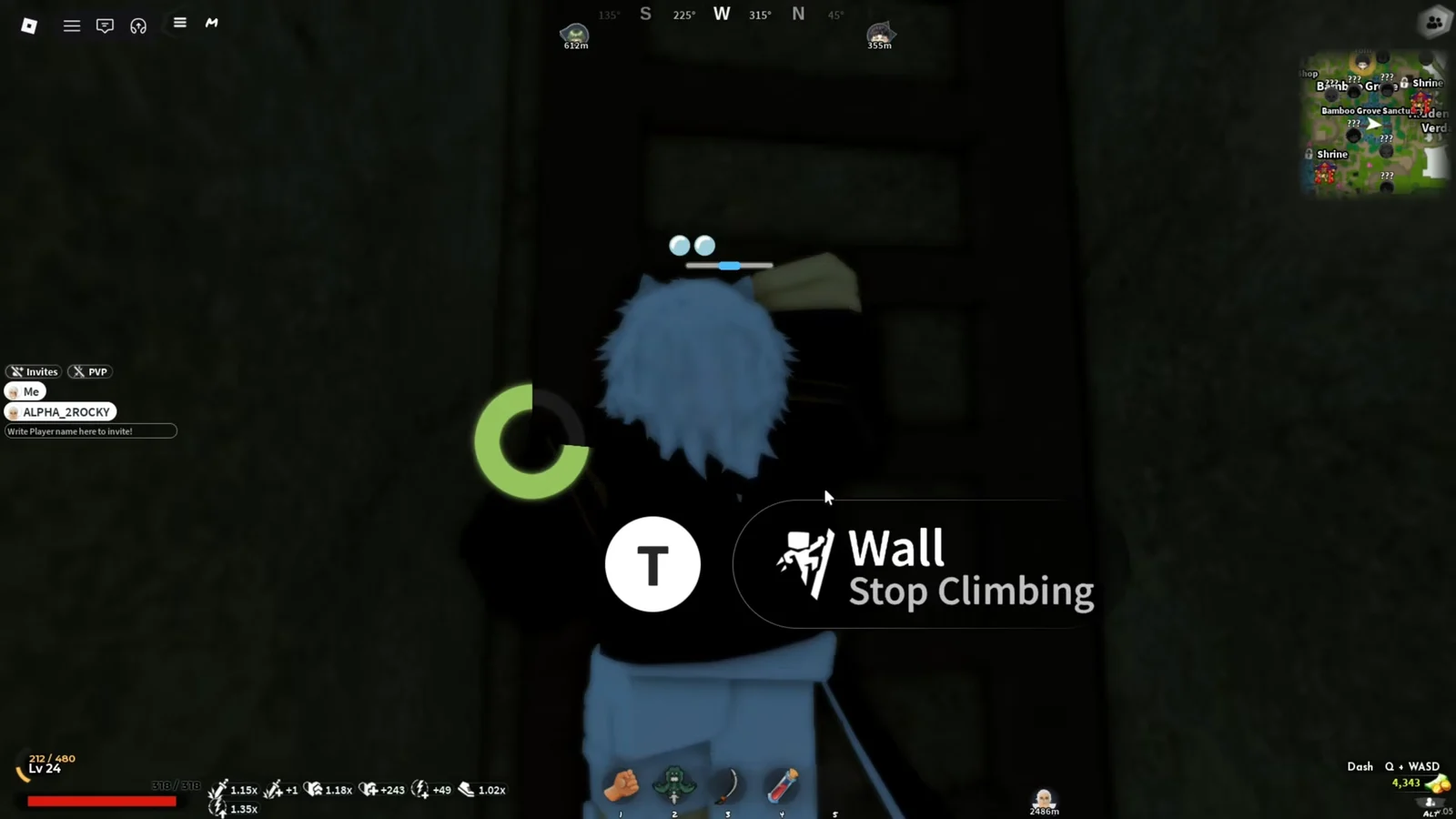 Climbing to the Trainer