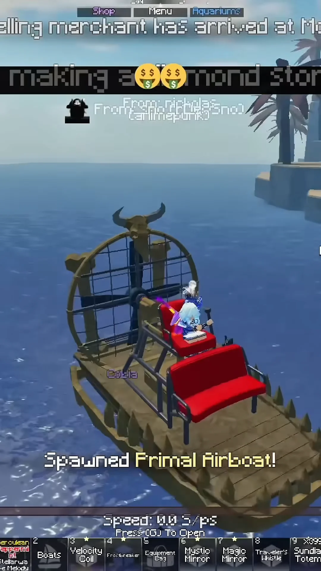 Ancient Isle Race and Rewards