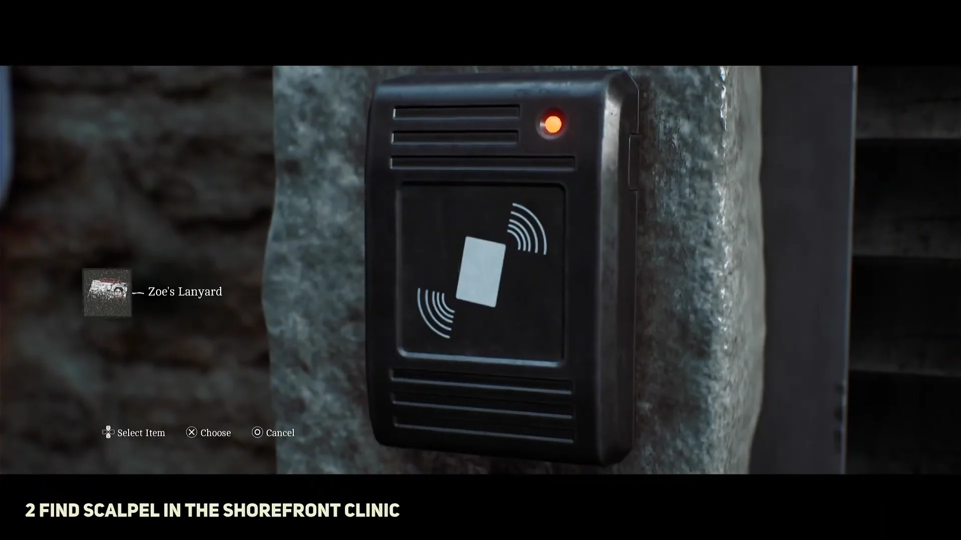 Unlocking clinic shutter door