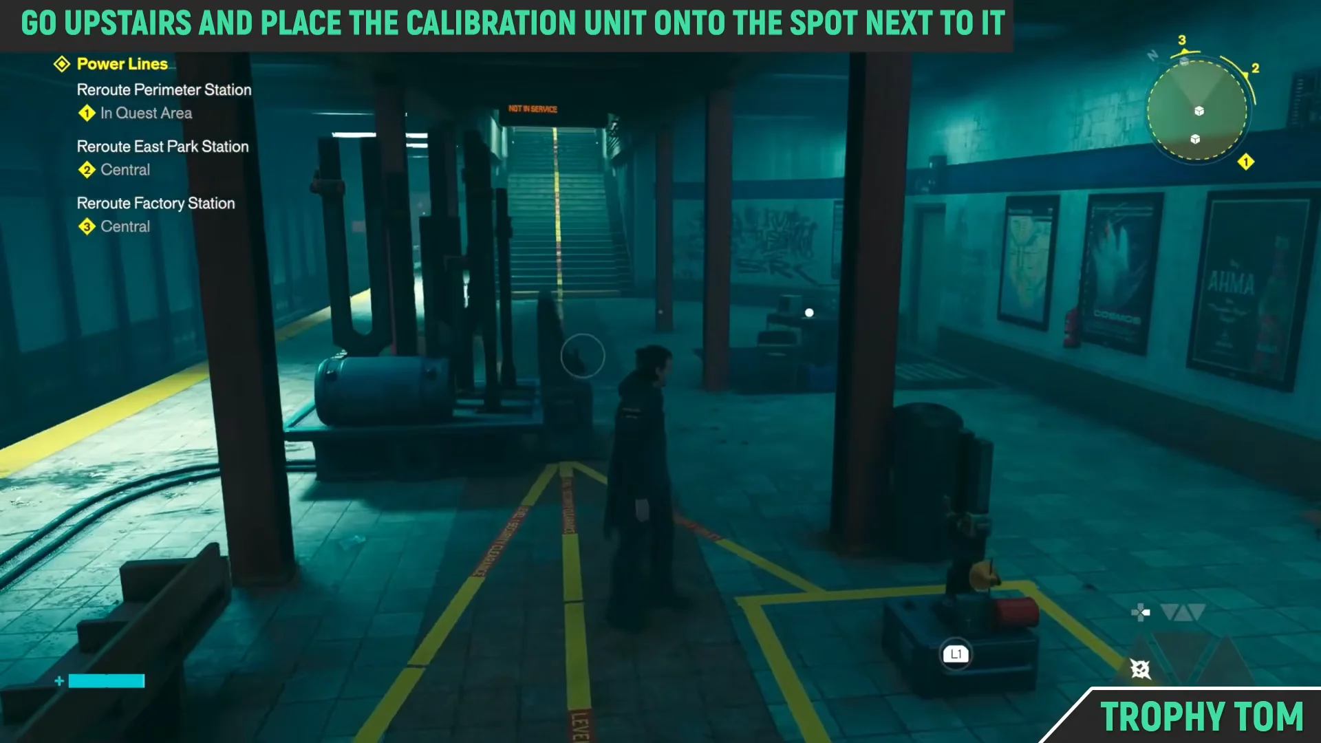 Placing First Calibration Unit