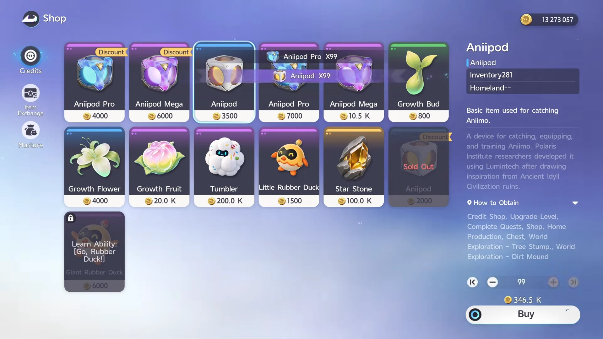 Inventory Preparation