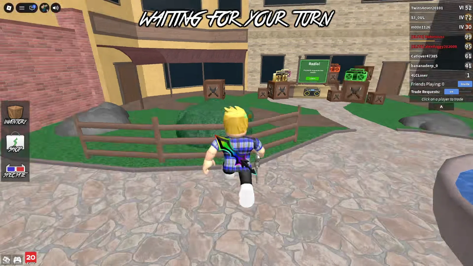 Lobby waiting and shop