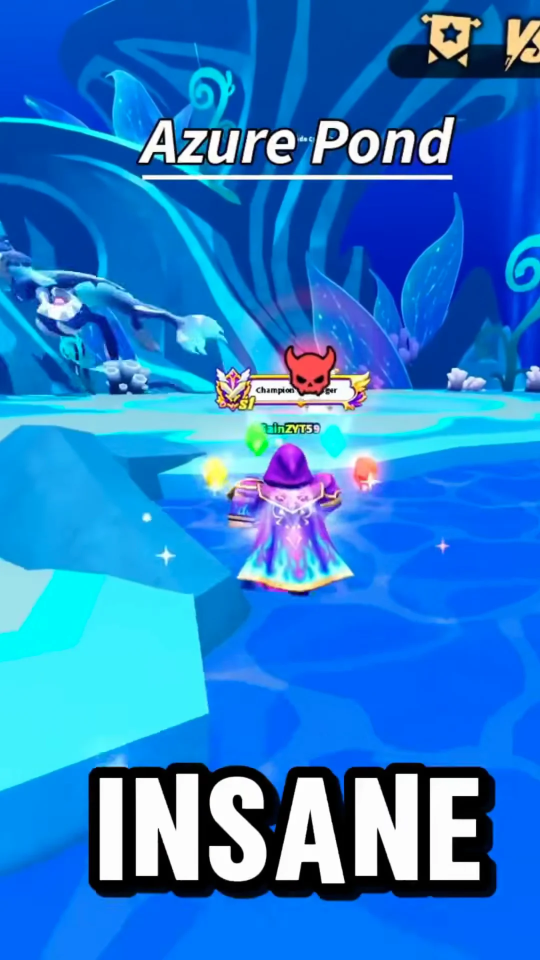 Arrival at Azure Pond