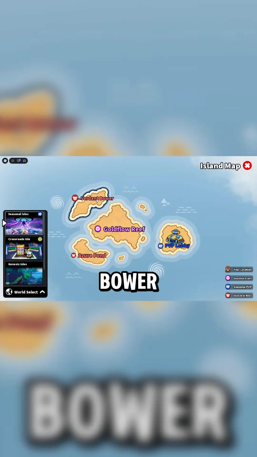 Island Map overview