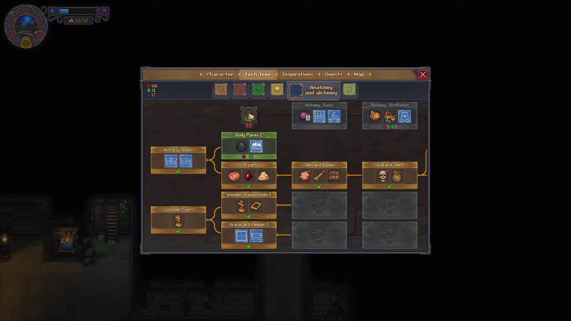 Quests and Tech Tree