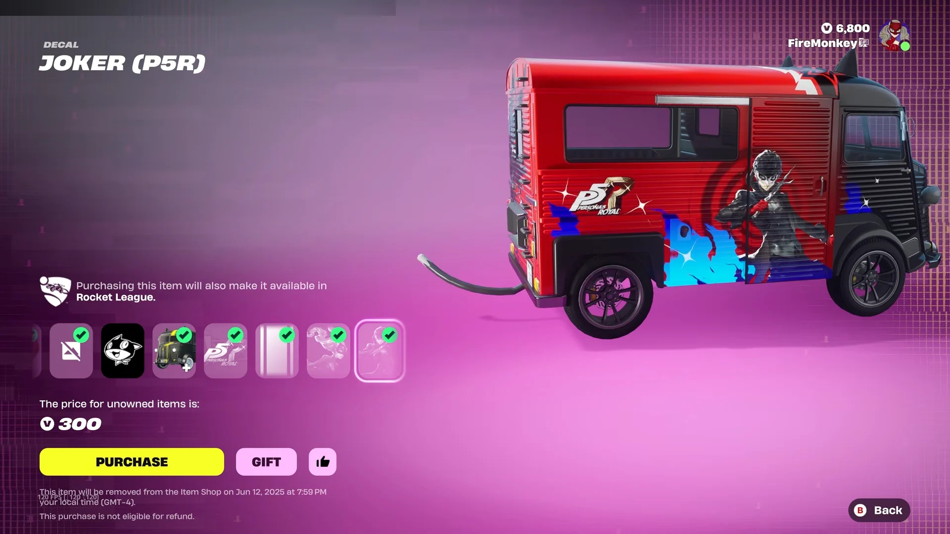 Decal: Joker (P5R)
