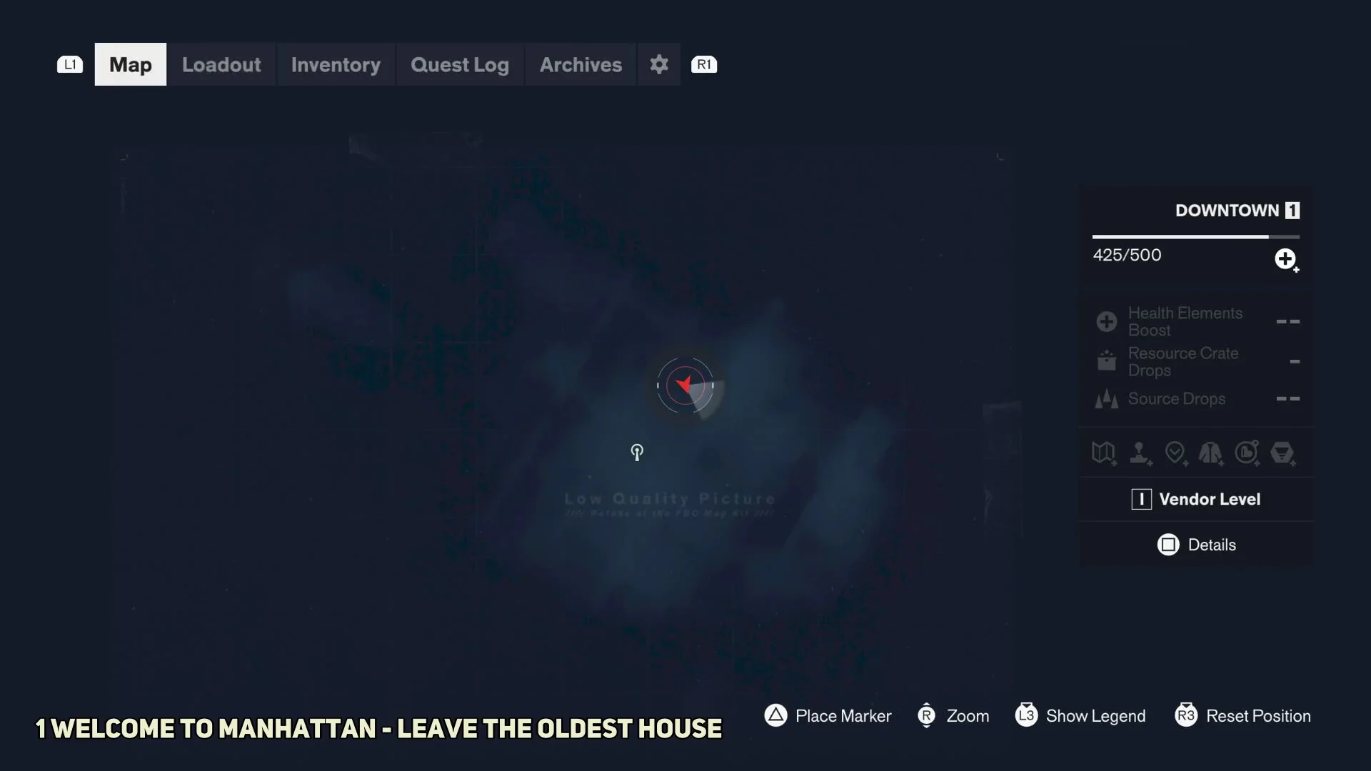 Quest Log & Map Overview