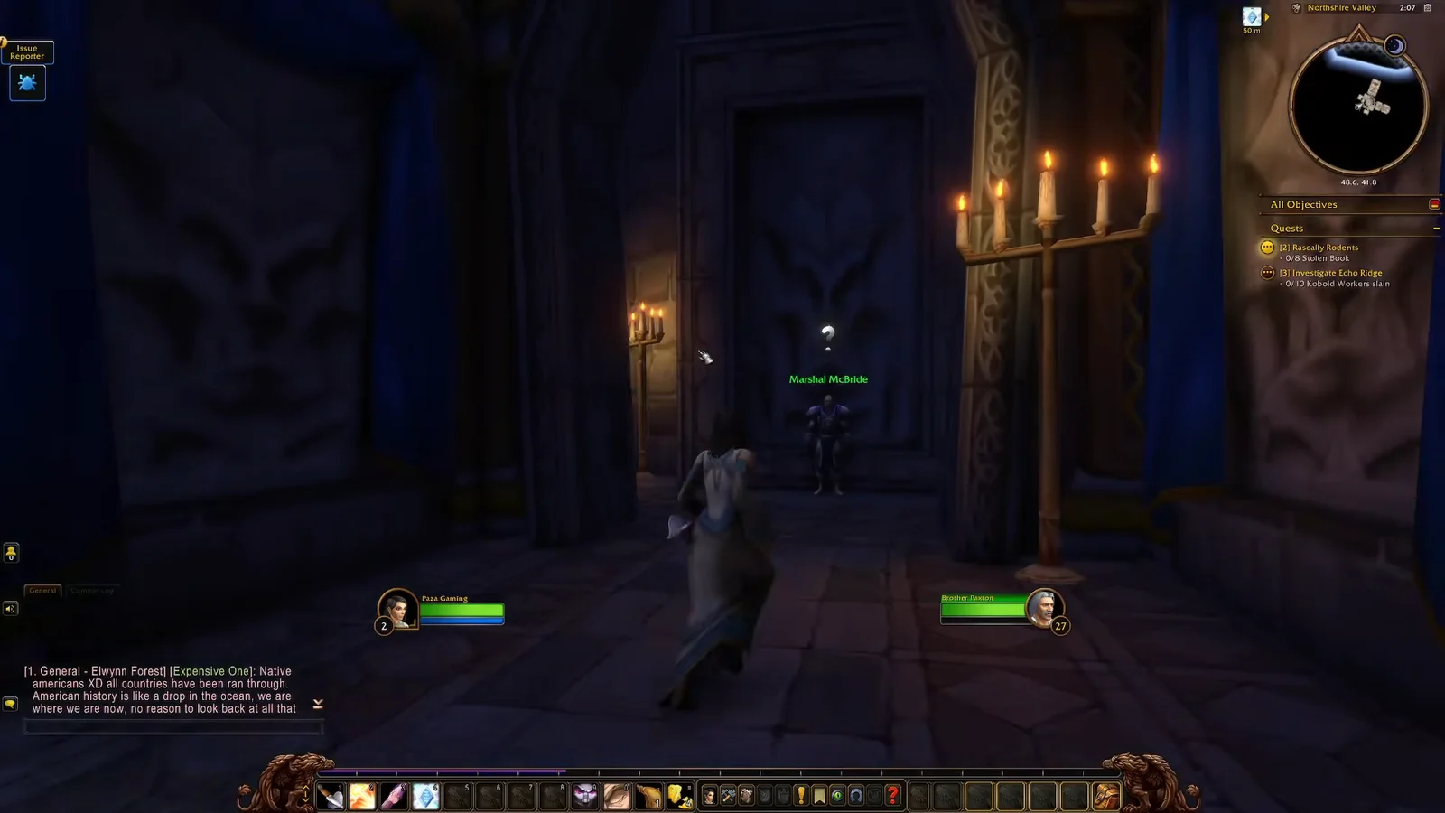 Entering Northshire Abbey