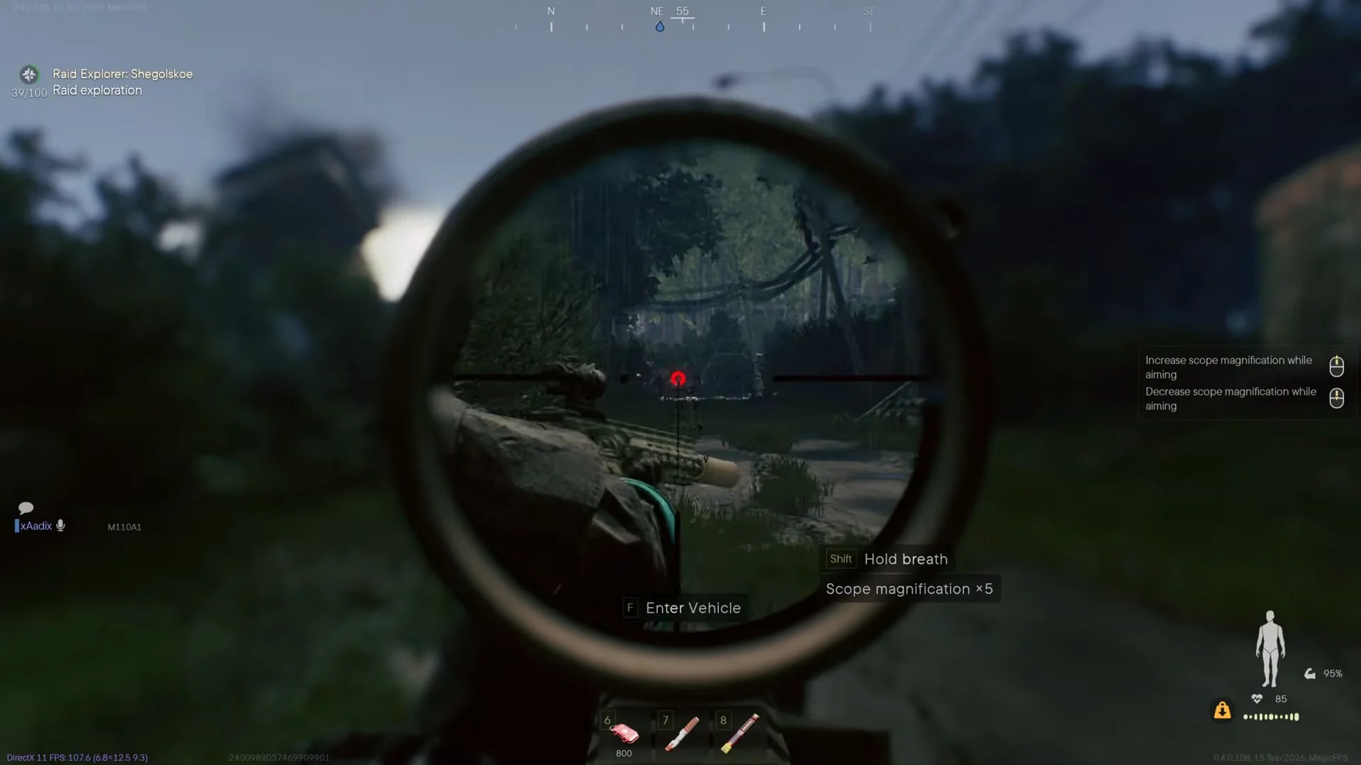 Finding and entering a vehicle