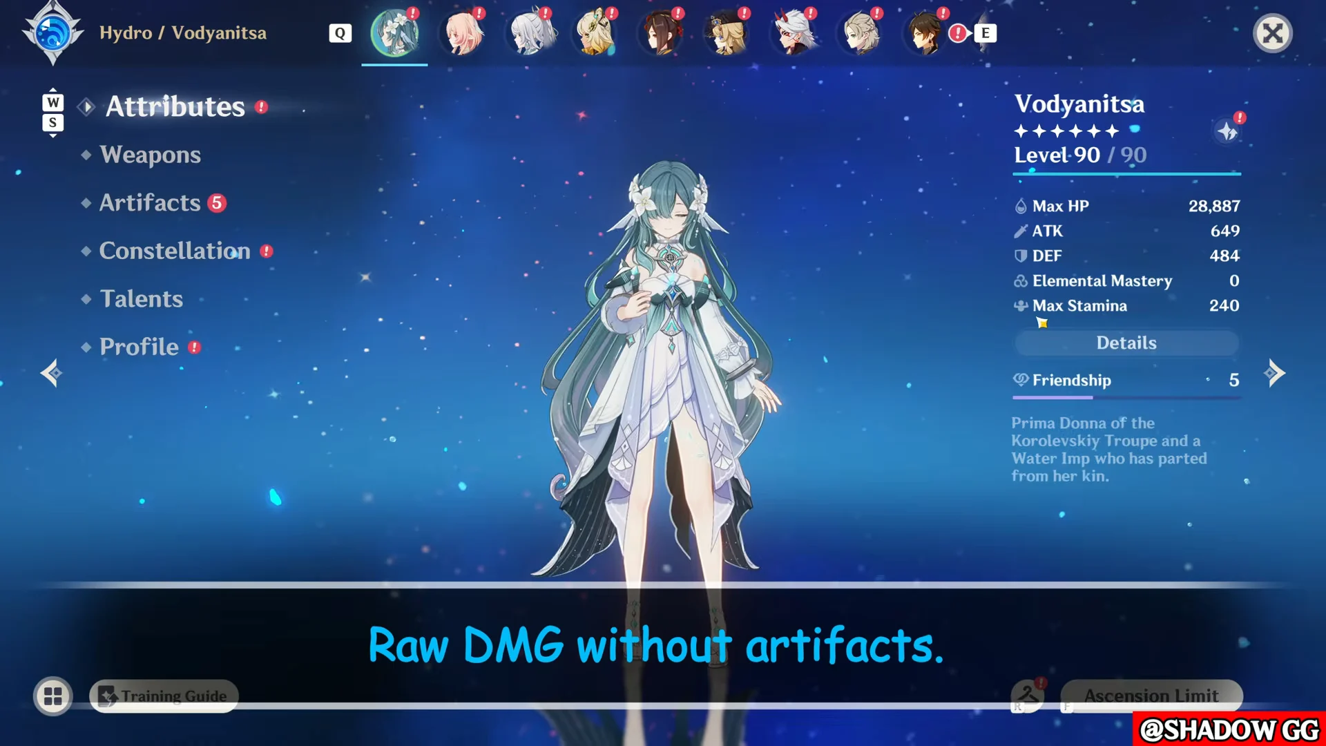 Step 1: Raw damage setup