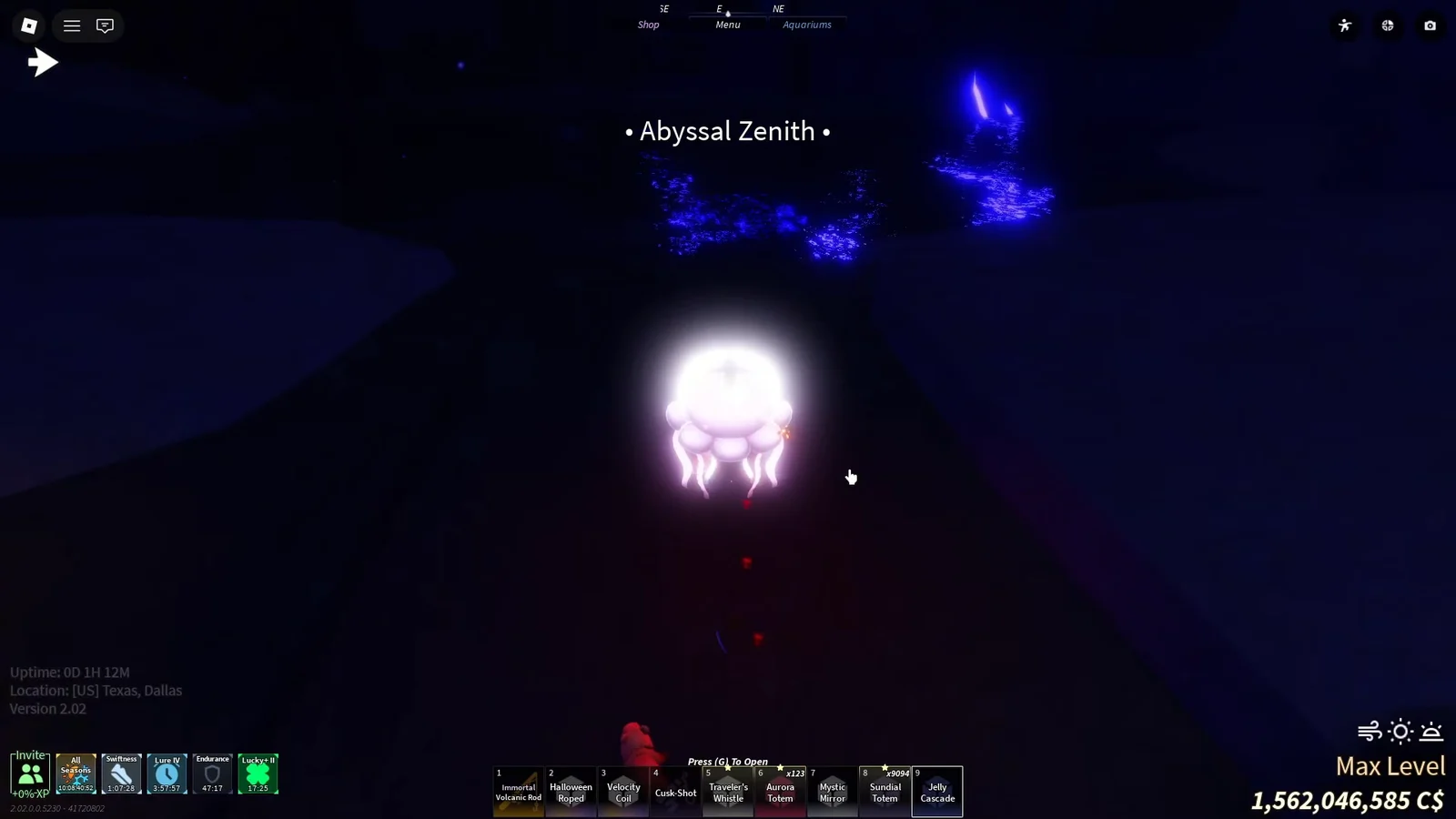 Abyssal Zenith Fish & Bestiary Details