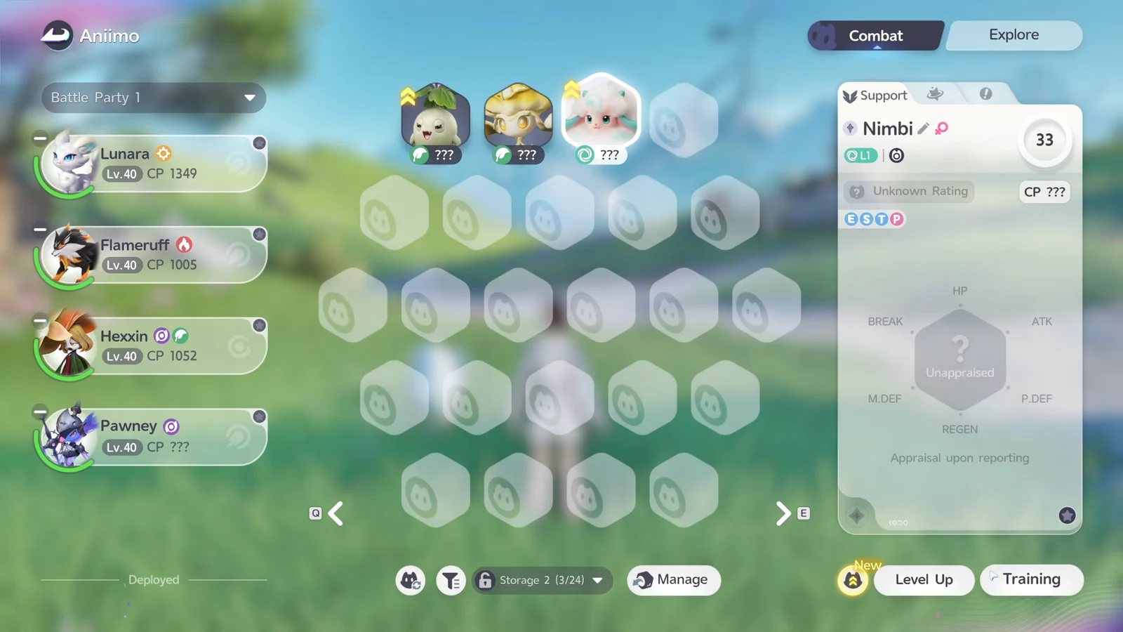 Evolution Screen