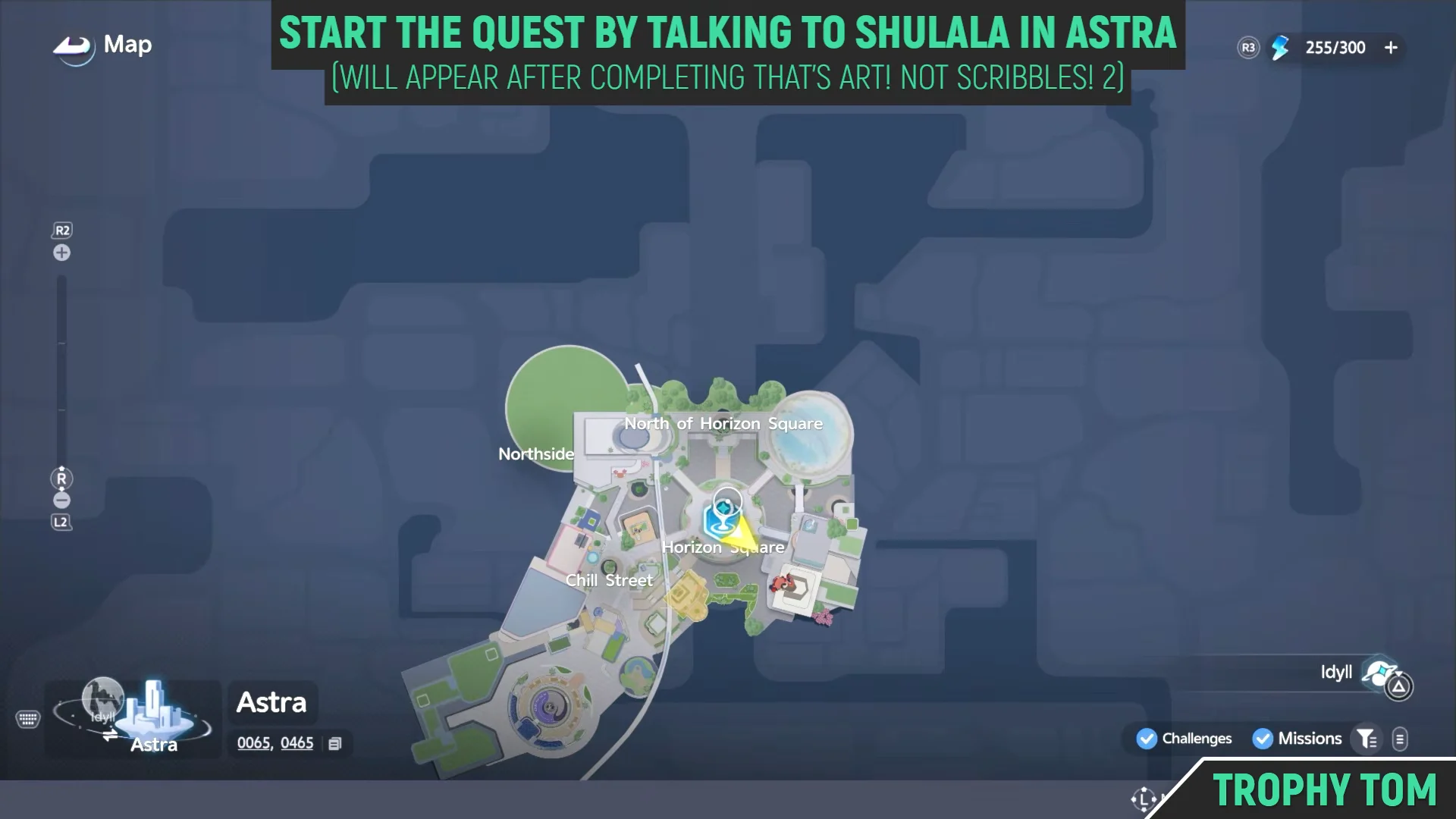 Talk to Shulala in Astra