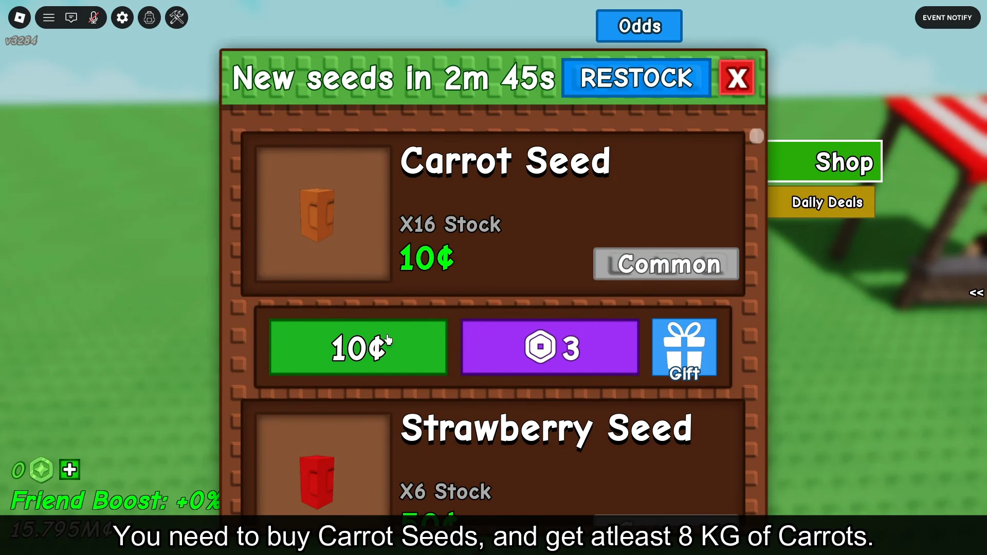 Buying Carrot Seeds