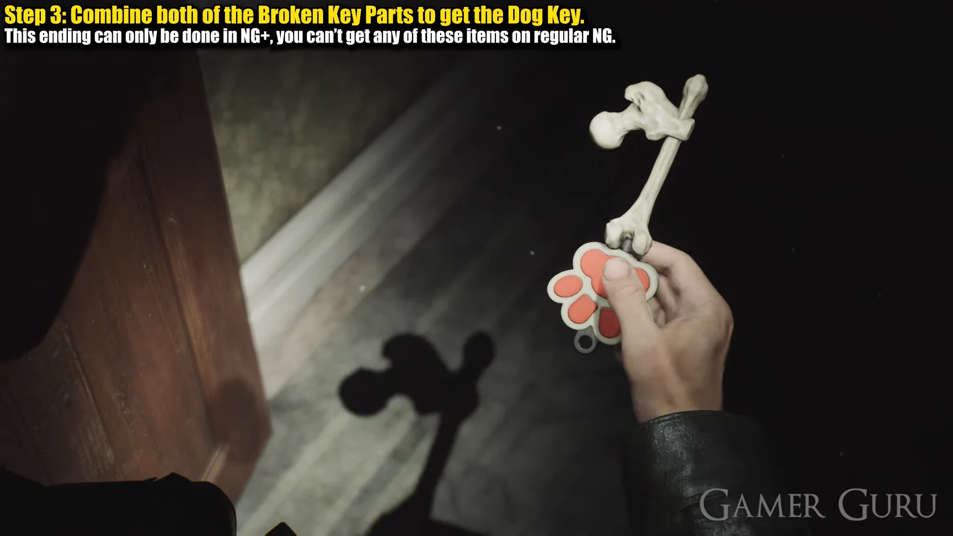 Combining key parts to form Dog Key