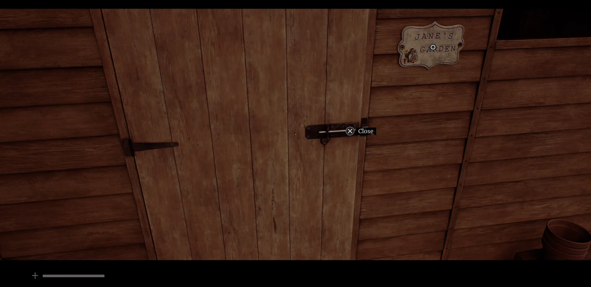Opening the Shed Door