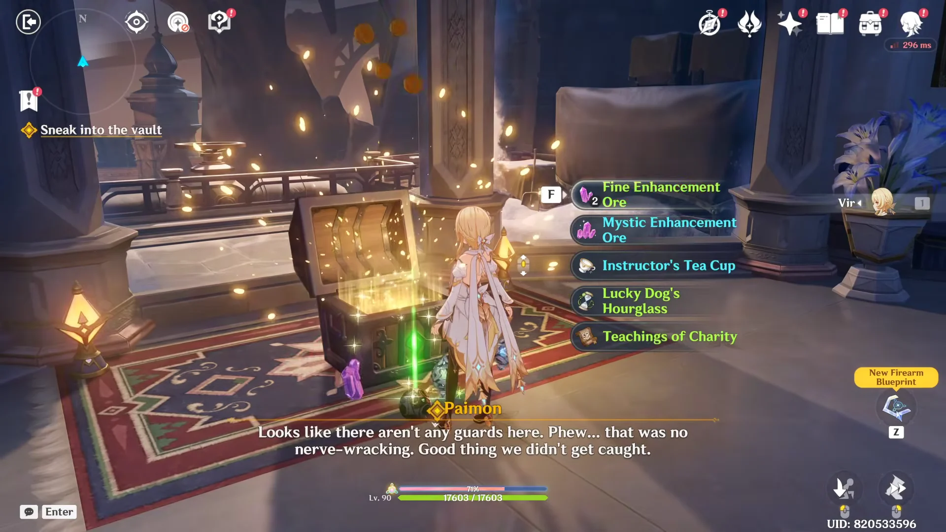 Opening Exquisite Chest