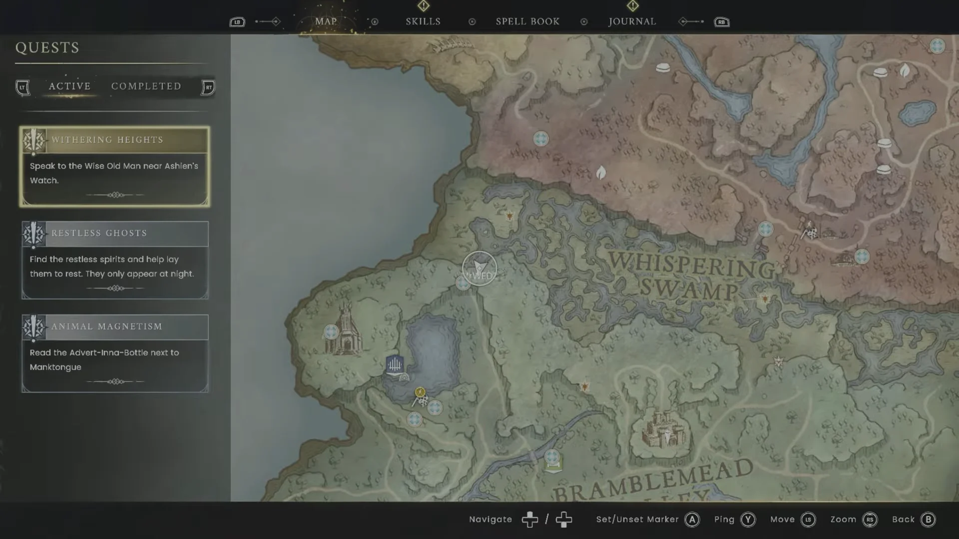 Finding recipe: Whispering Swamp Demon