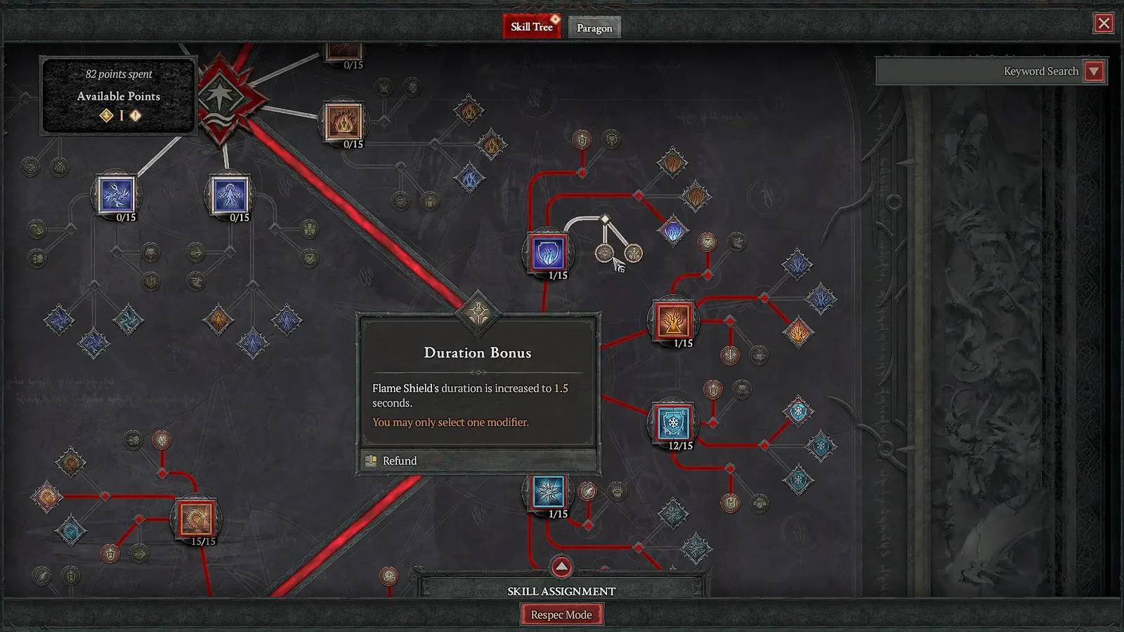 Skill Tree Allocation