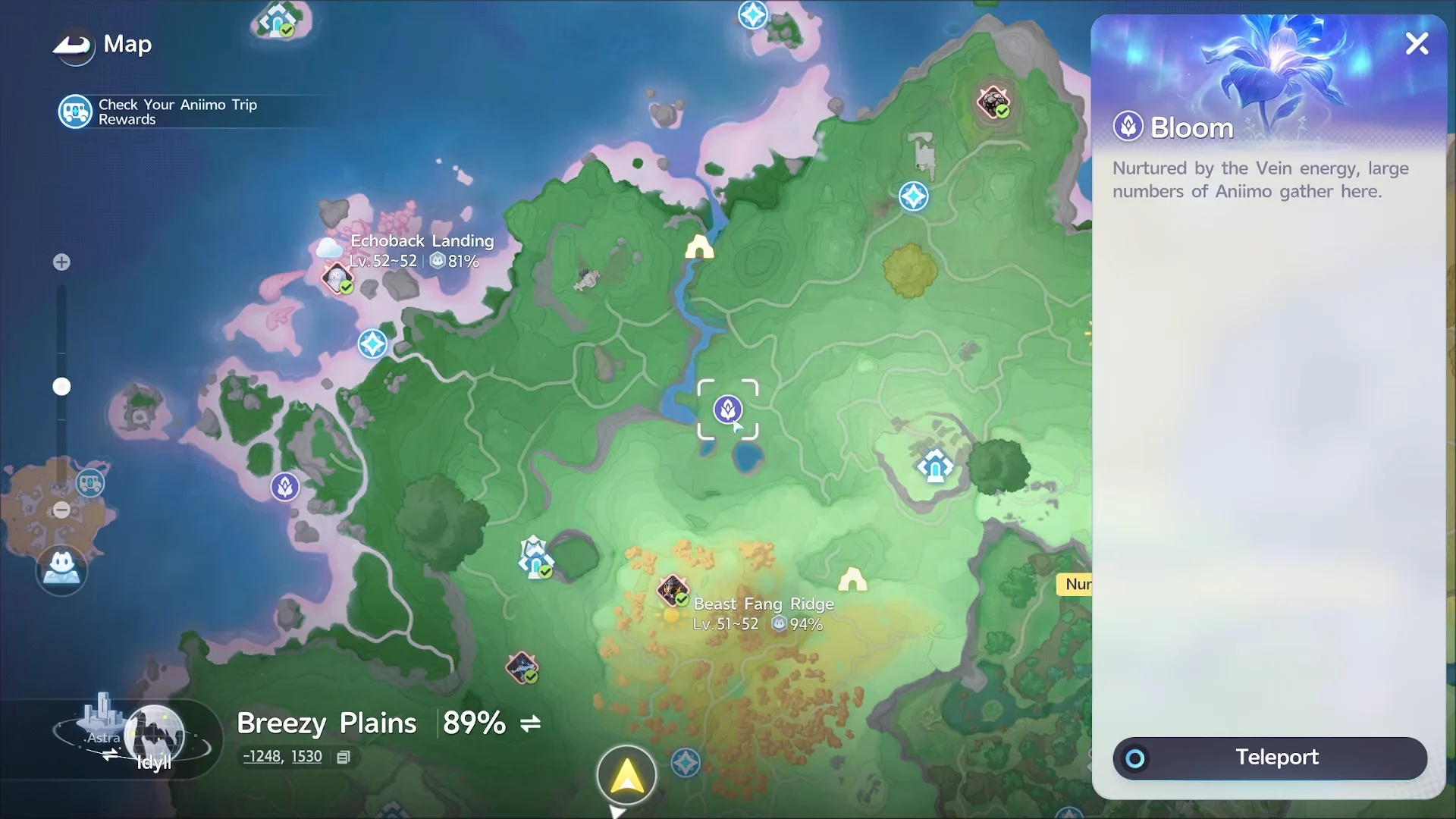 Locating Blooms on the Map