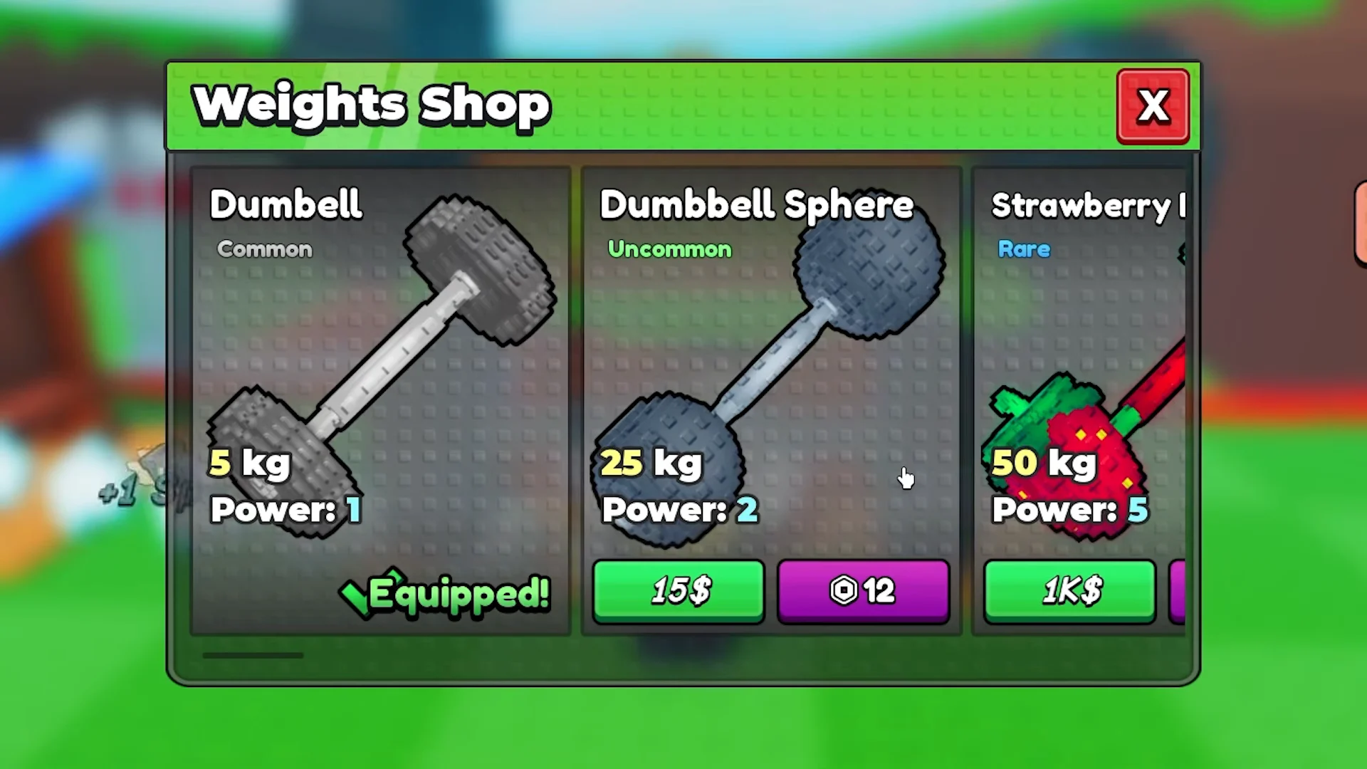 Dumbbell Sphere Upgrade