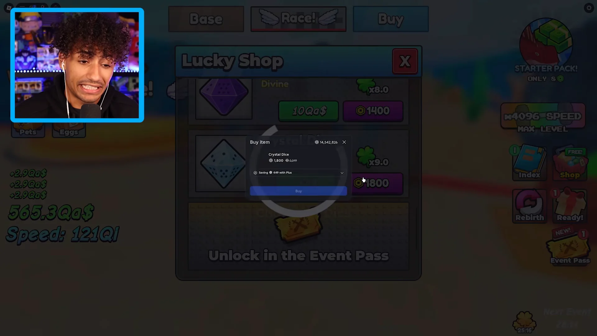 Crystal Dice Purchase