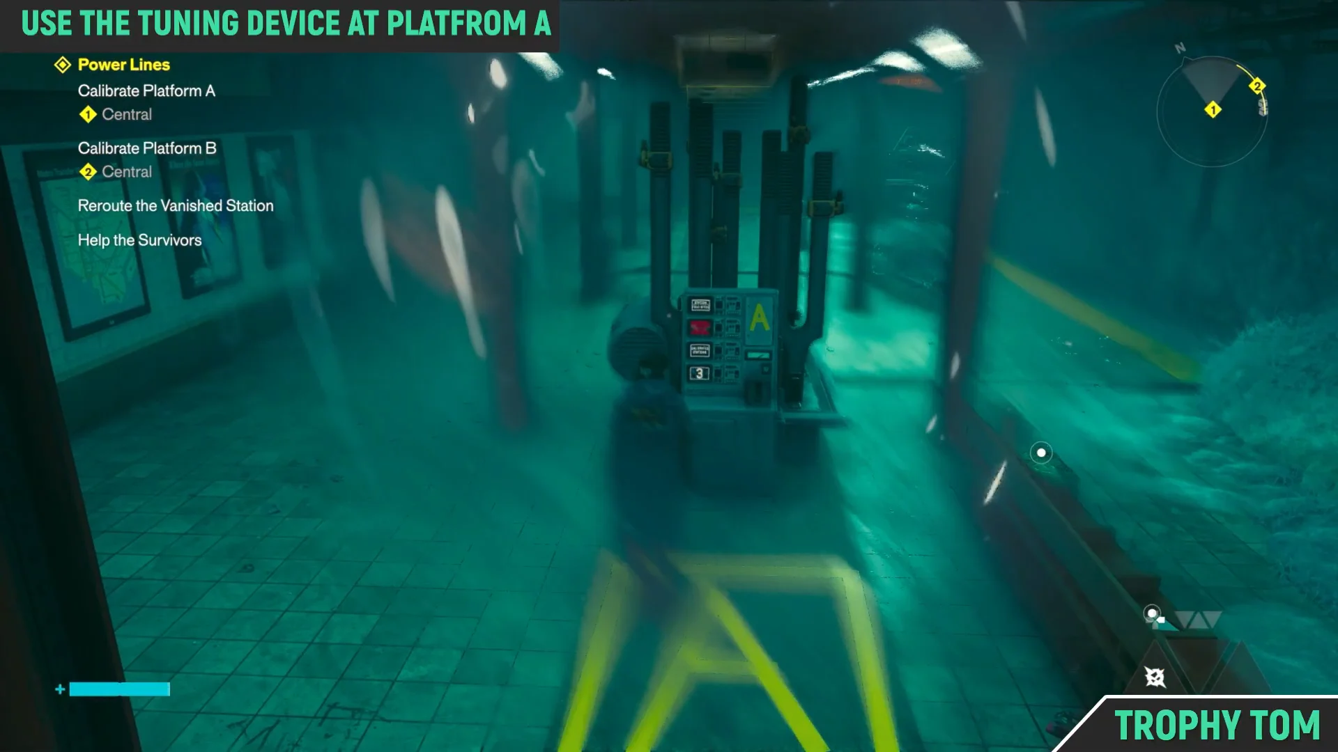 Activate Tuning Device at Platform A