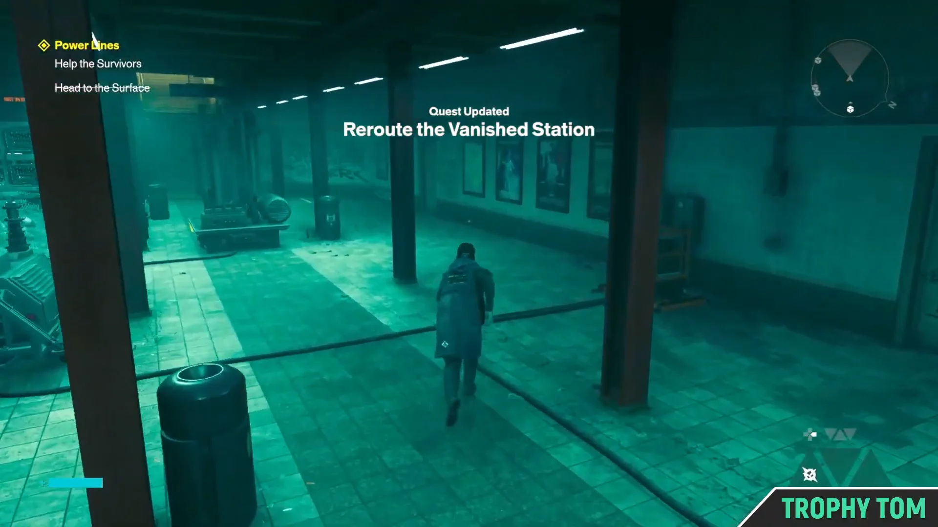 Arrive at Vanished Station