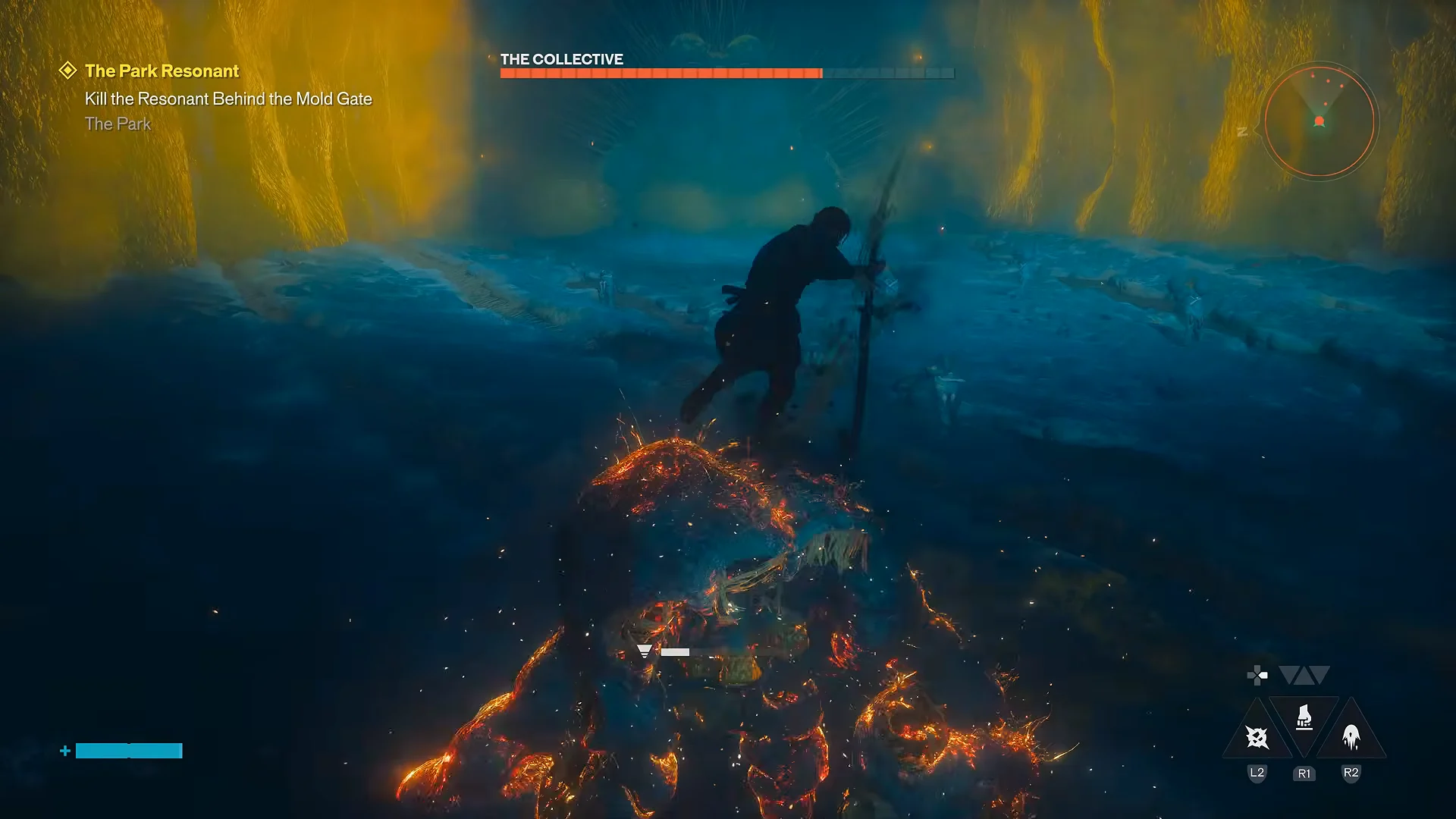 Evading Hazards and Attacking Central Column