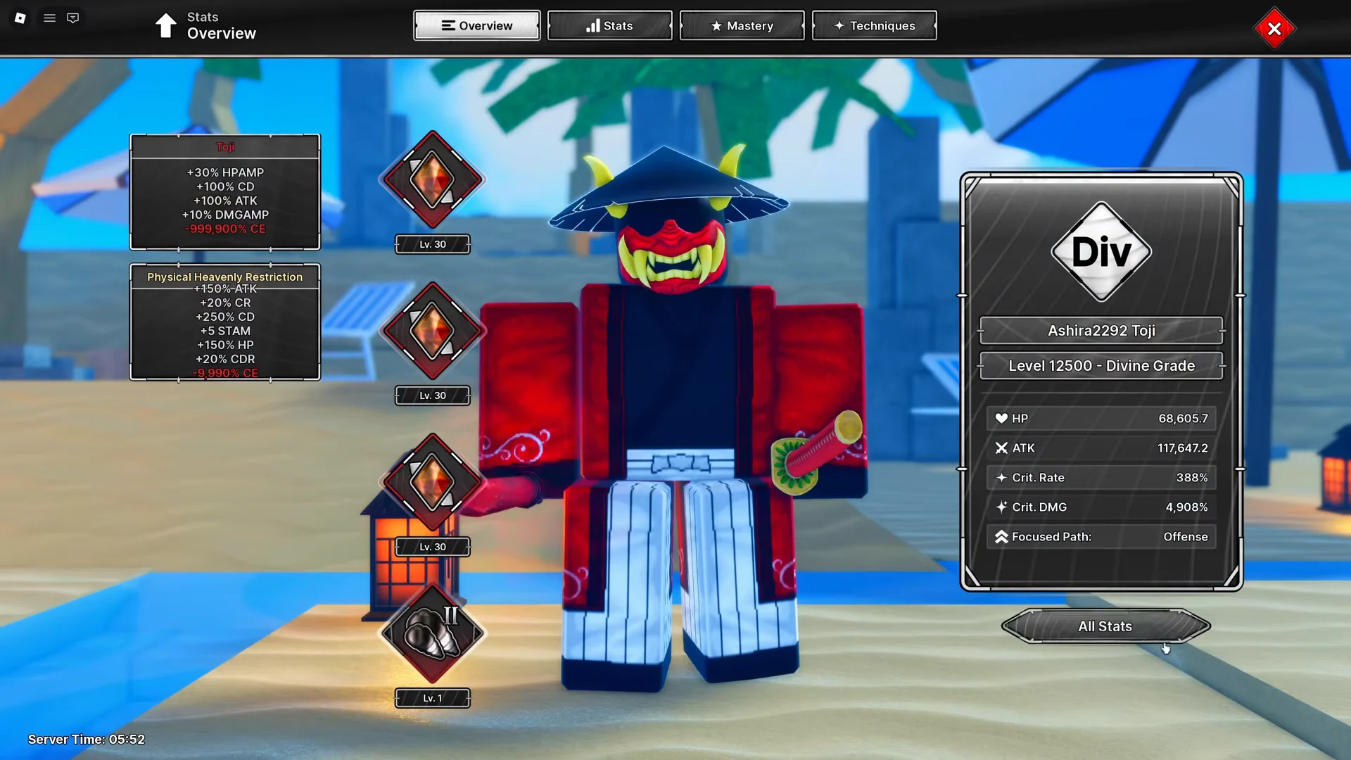 Build Setup & Character Stats