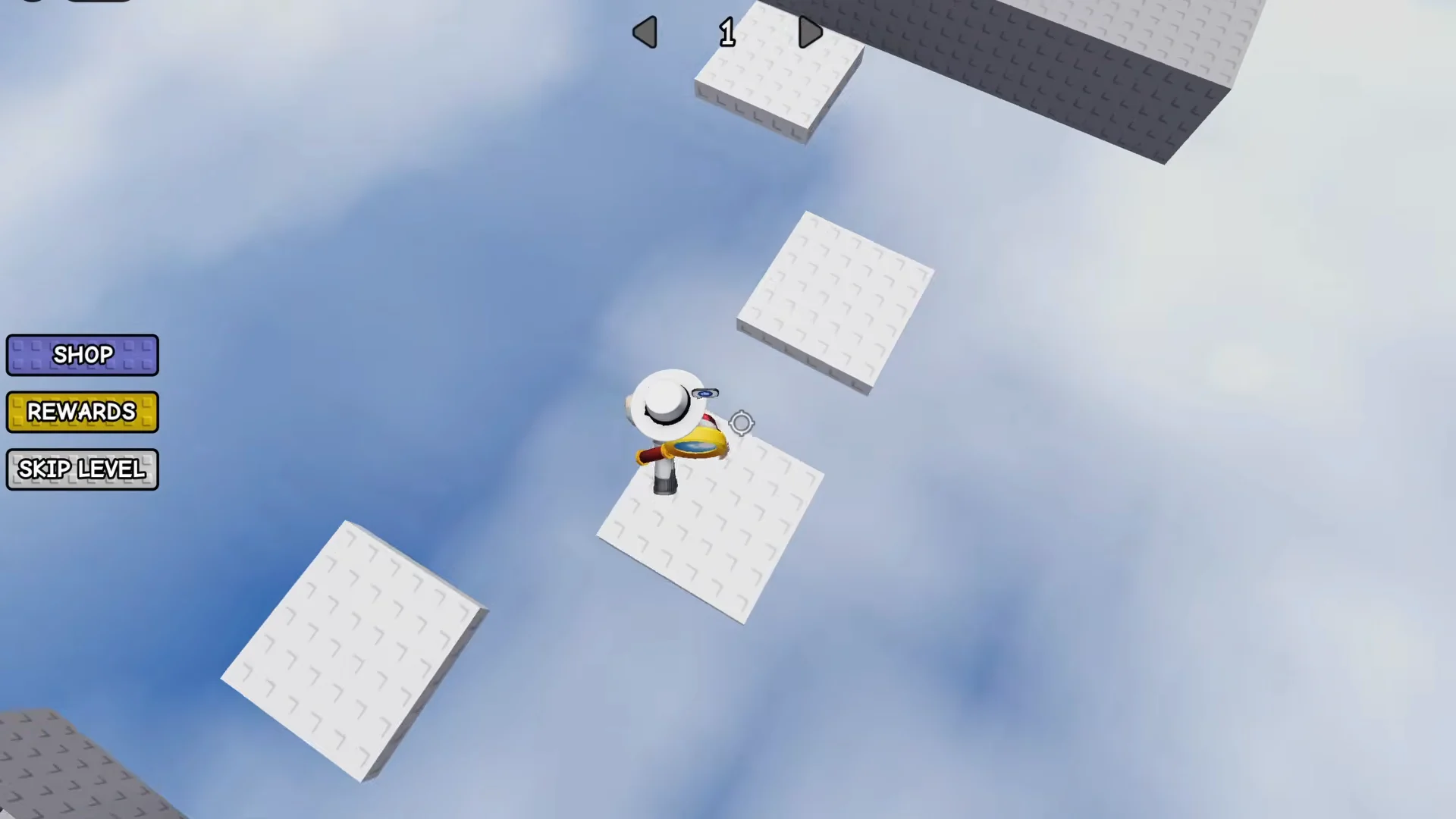 Level 1 floating platforms