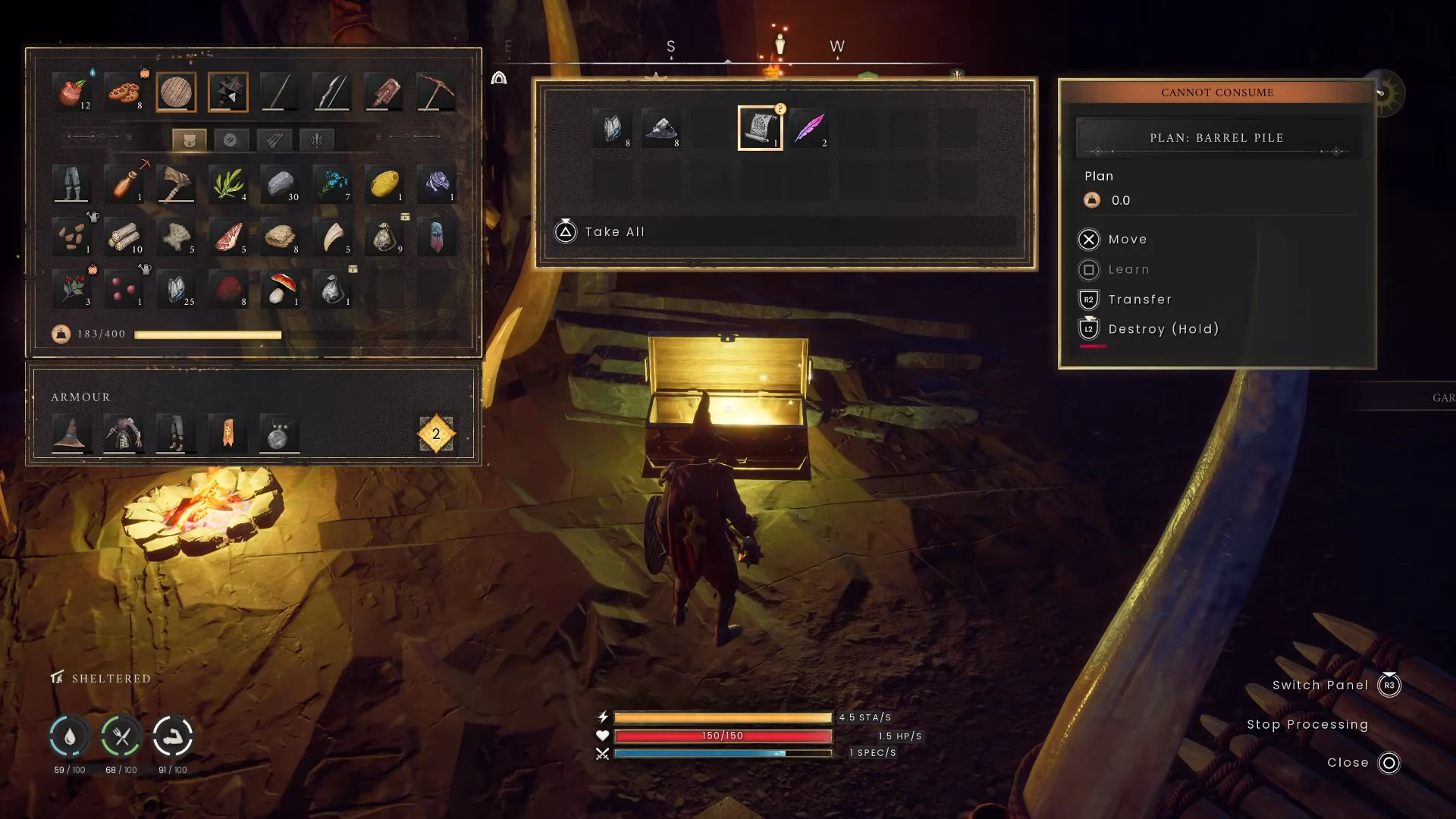 Looting Garou Pack Chest