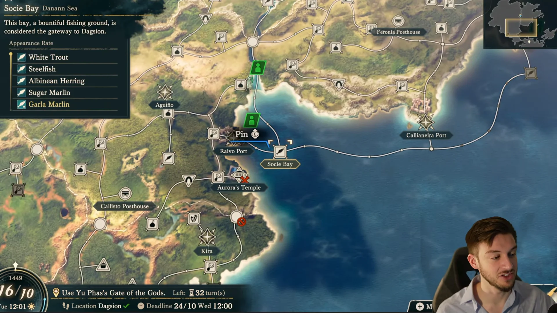 Map Locations for Supplies