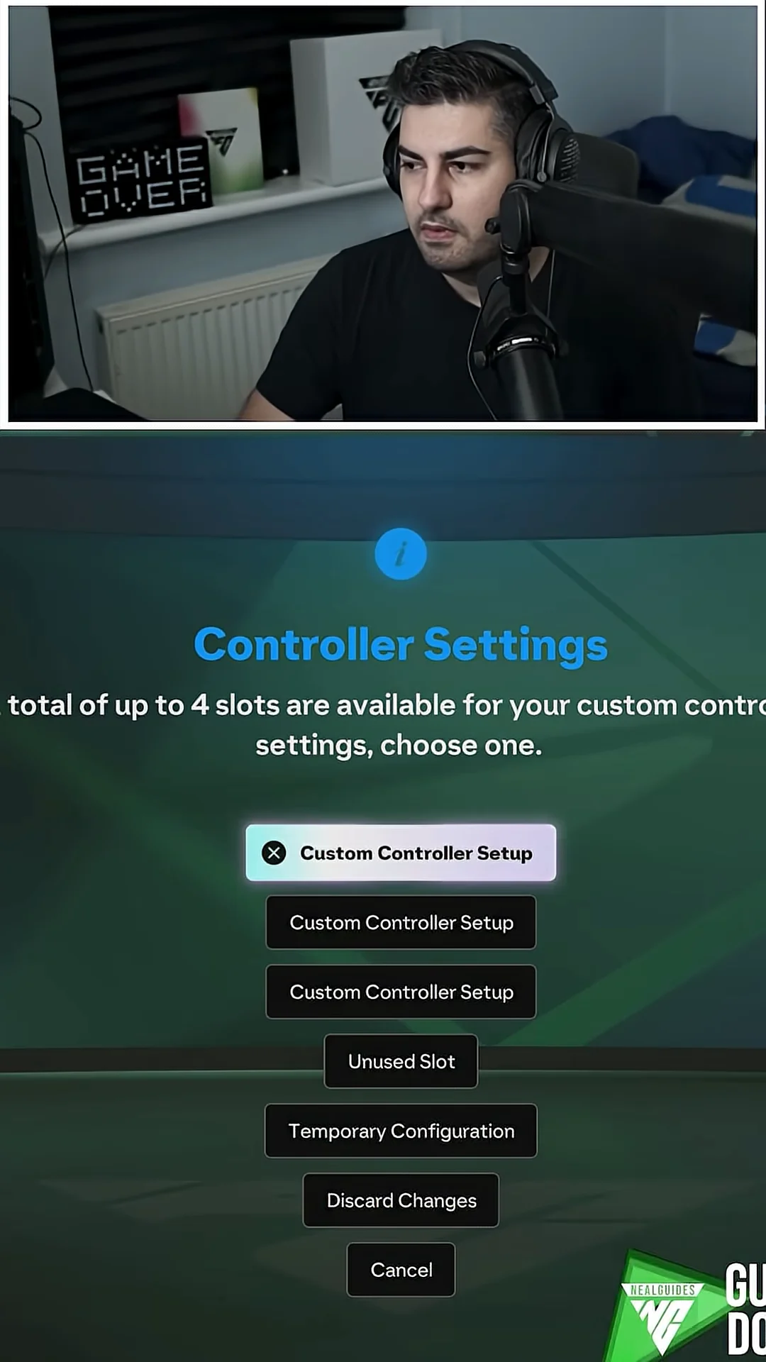 Overwriting Controller Slot
