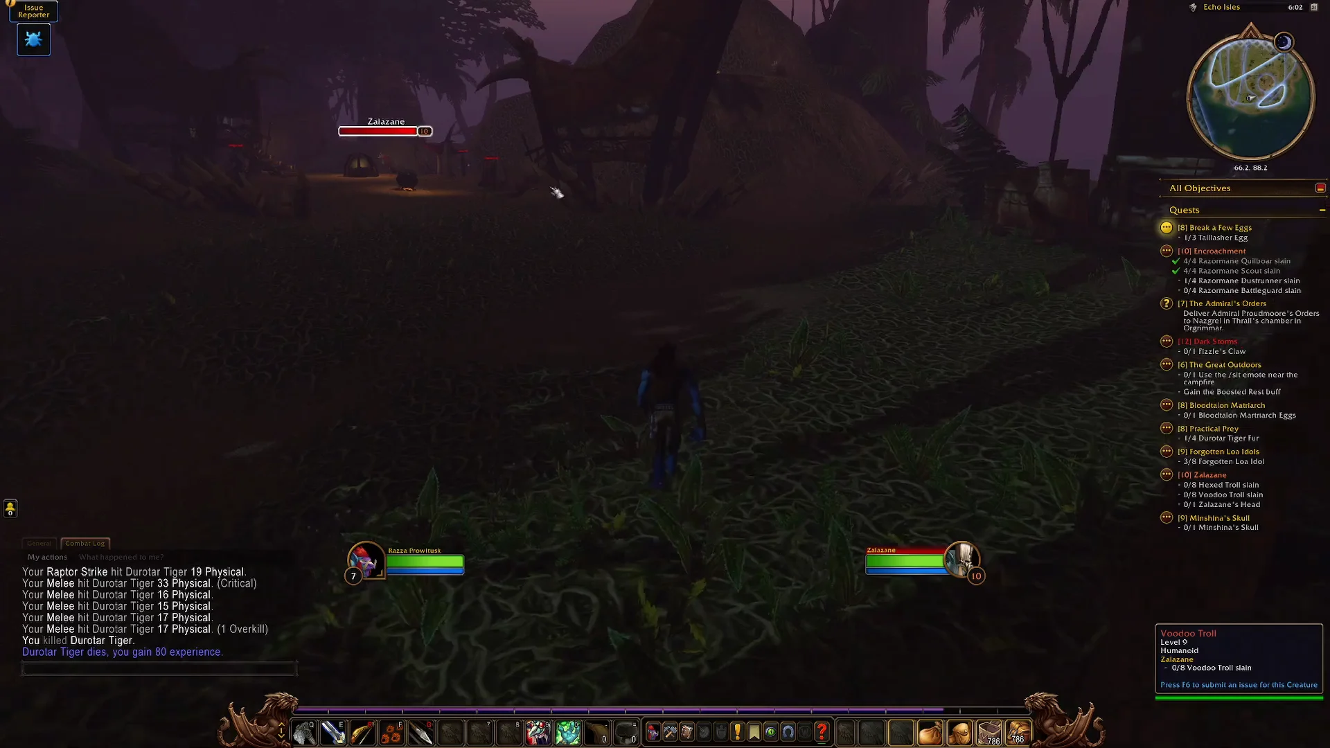 Approaching the Echo Isles Camp
