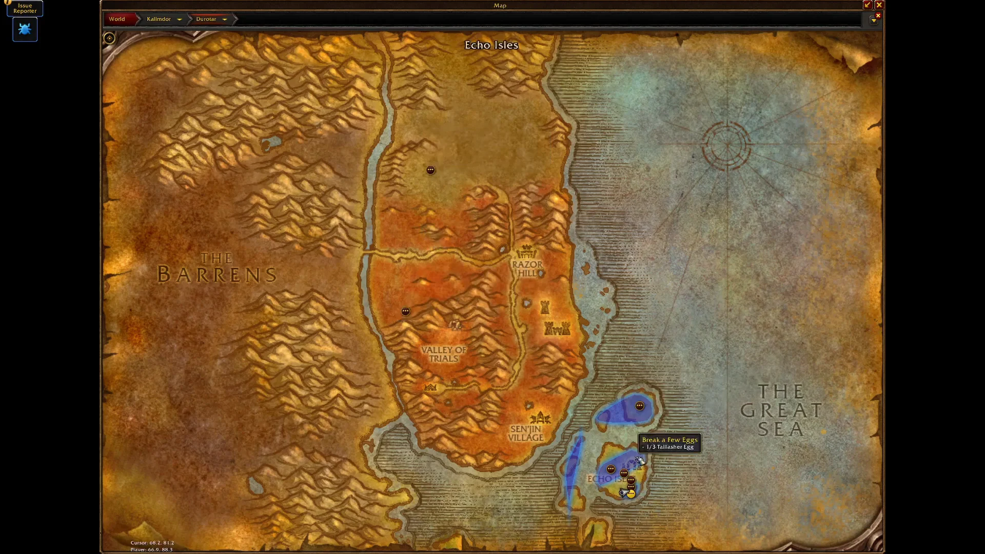 Checking Map for Skull Location