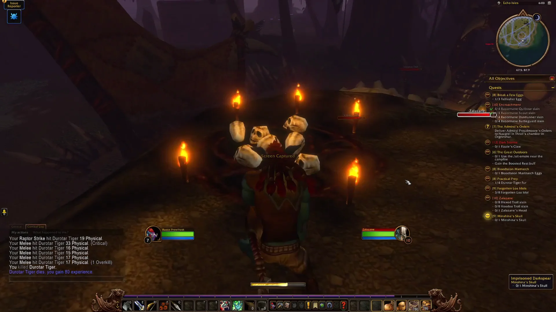 Collecting Minshina's Skull
