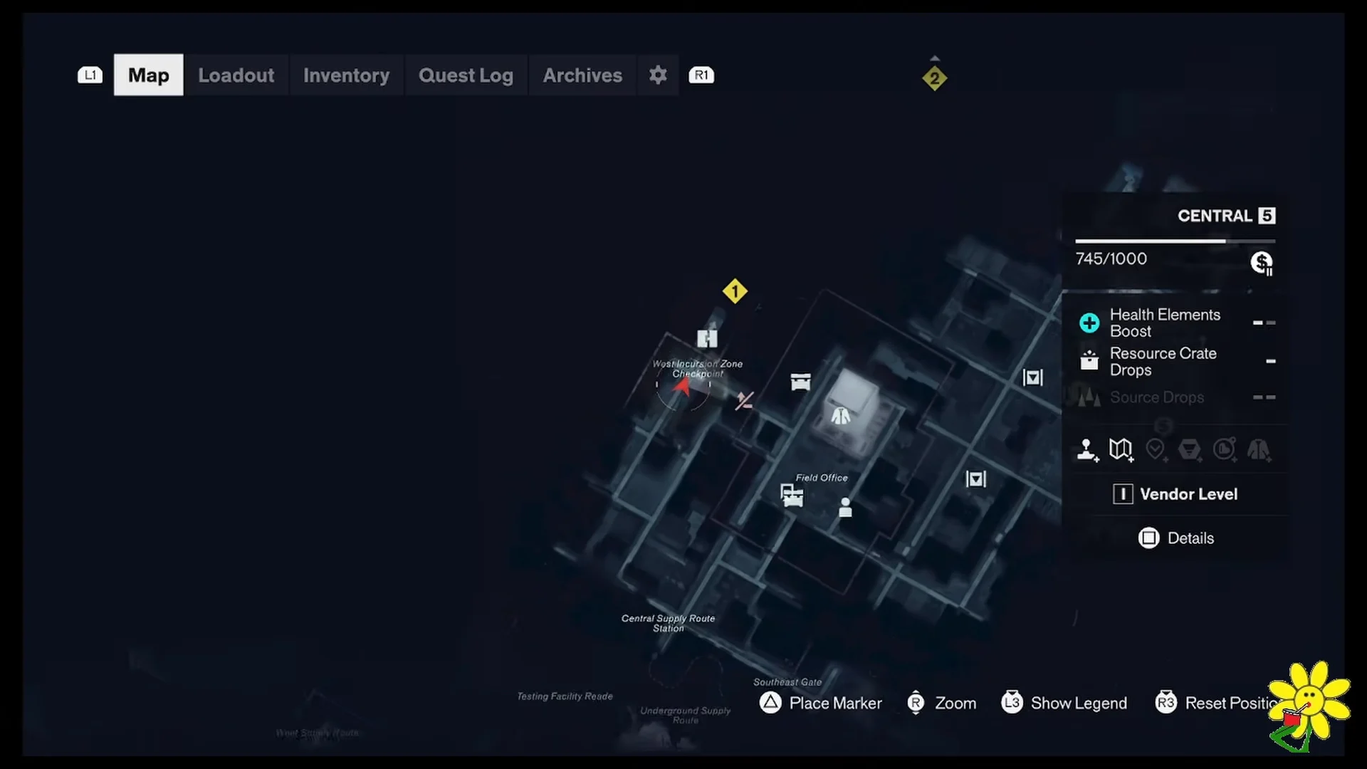 Central map review