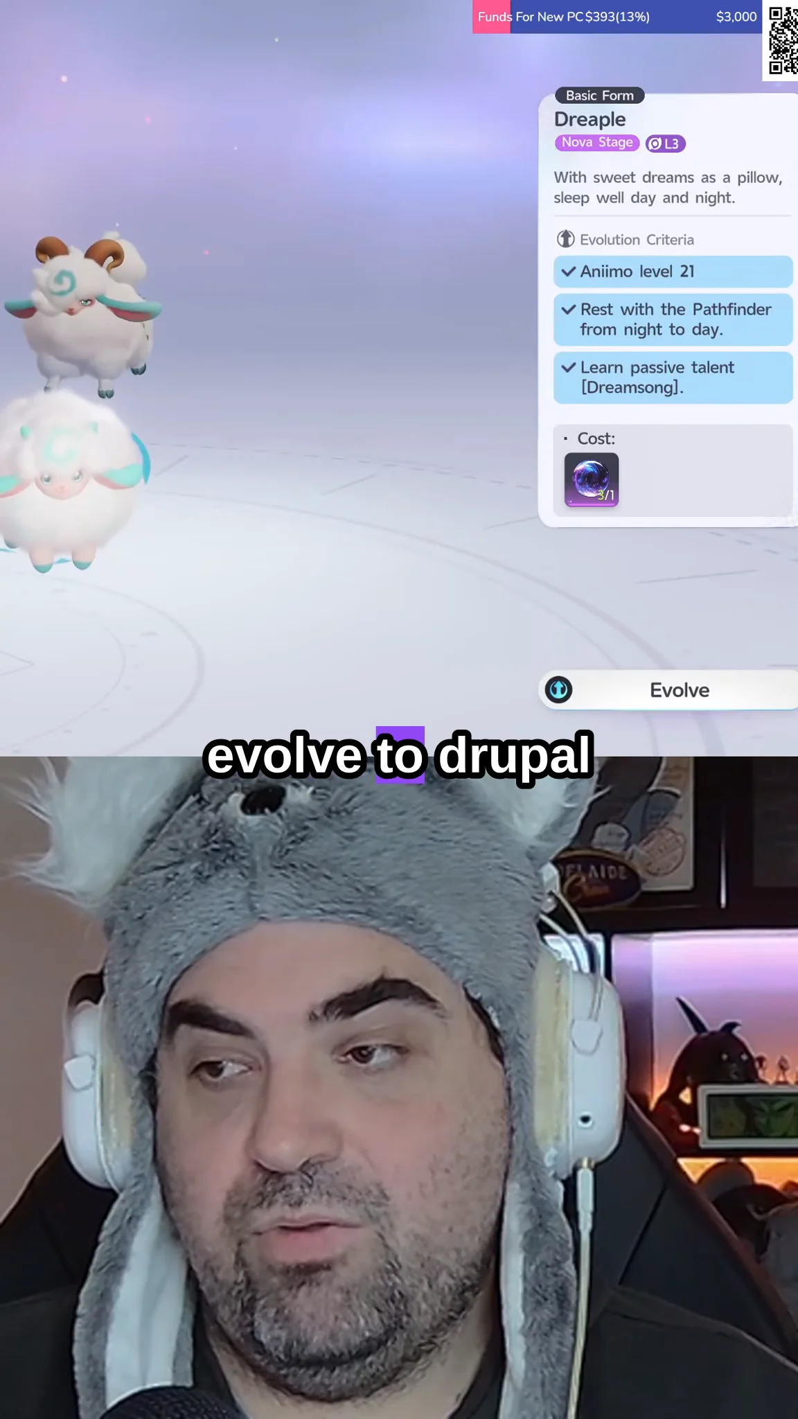 Evolving Nimbi into Dreaple
