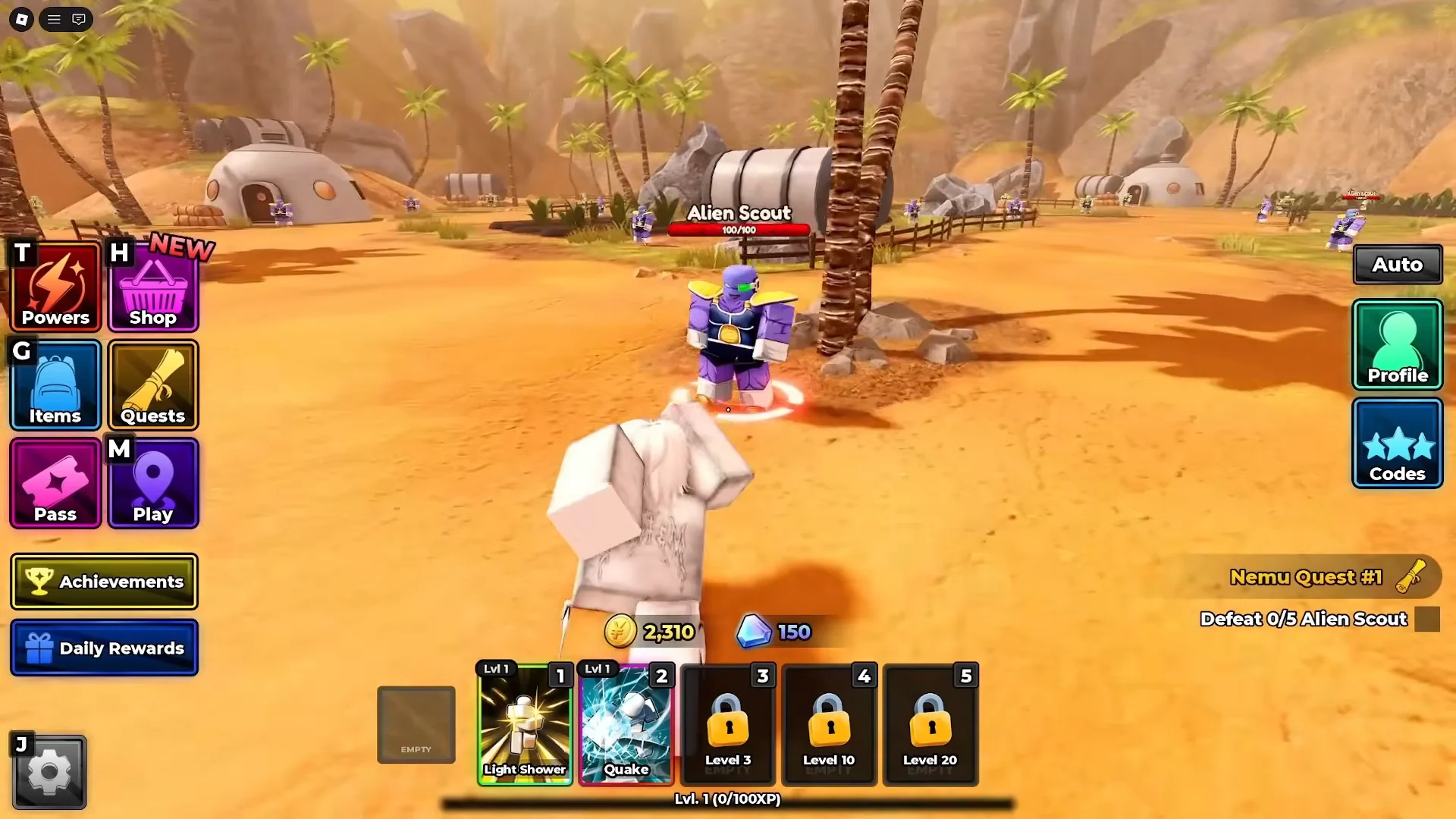 World 1 Open-World Gameplay