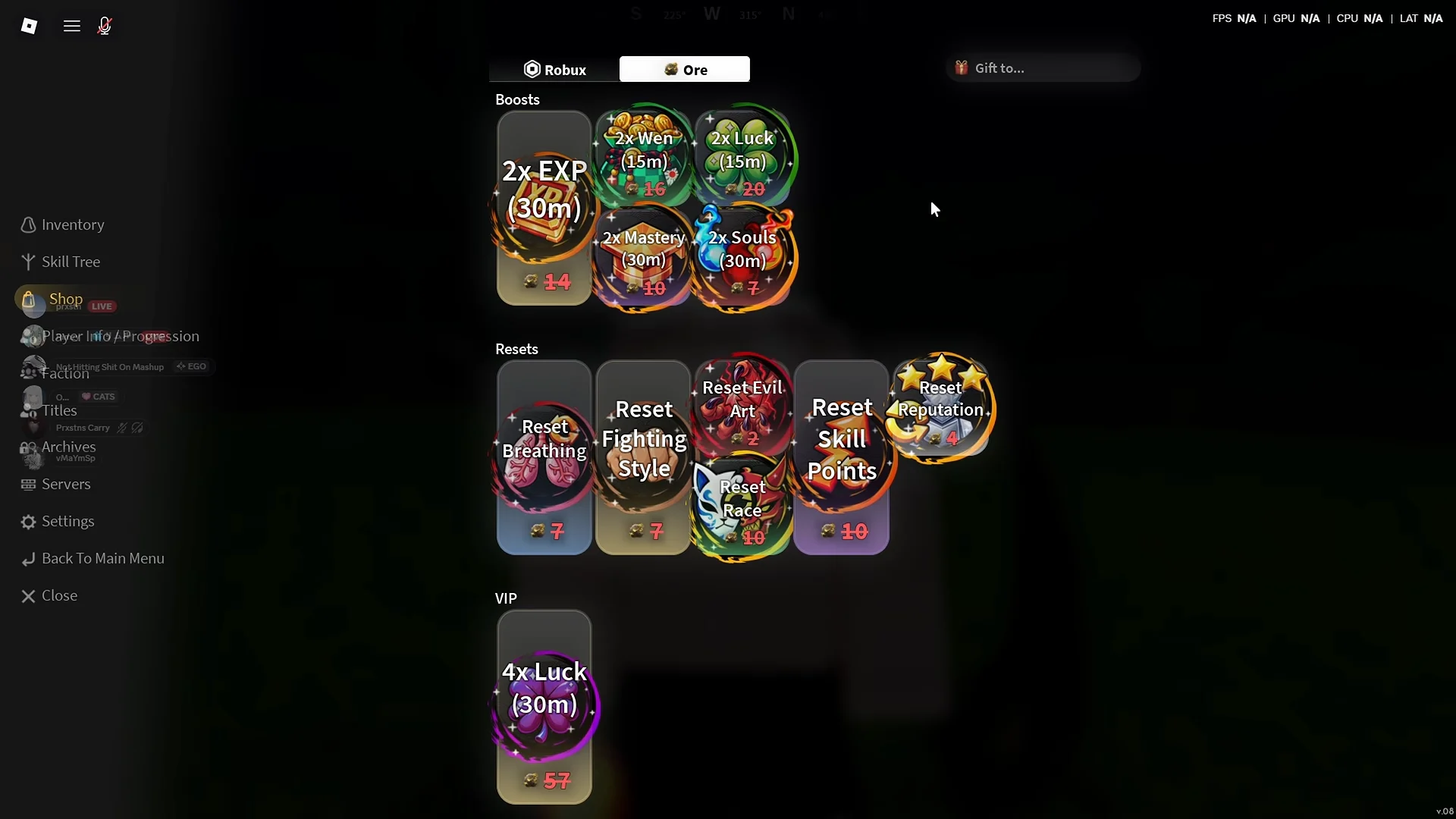 Ore Shop Overview