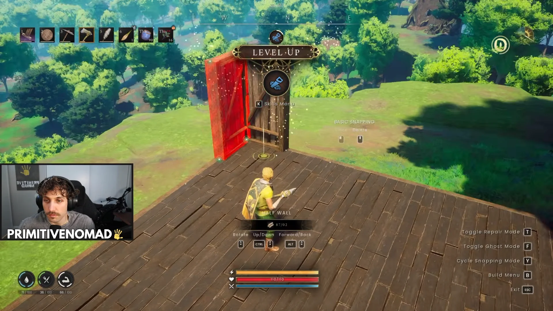 Constructing Homestead Floor & Roof