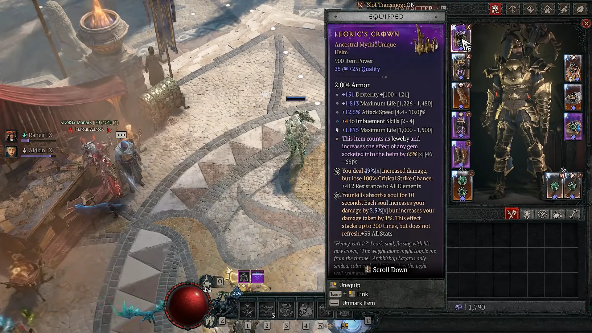 Helm and Chest Armor