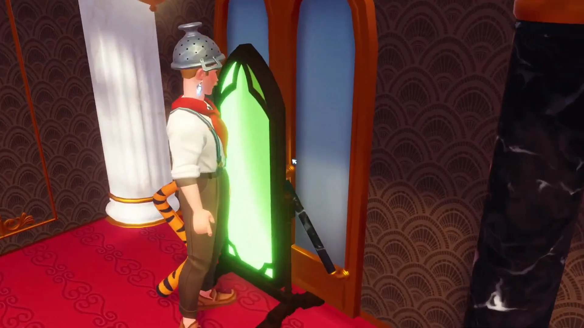 Inspecting and Entering the Mirror