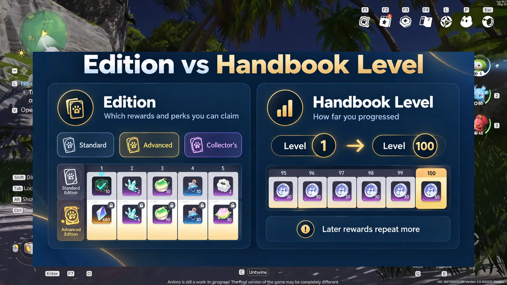 Edition vs Handbook Level