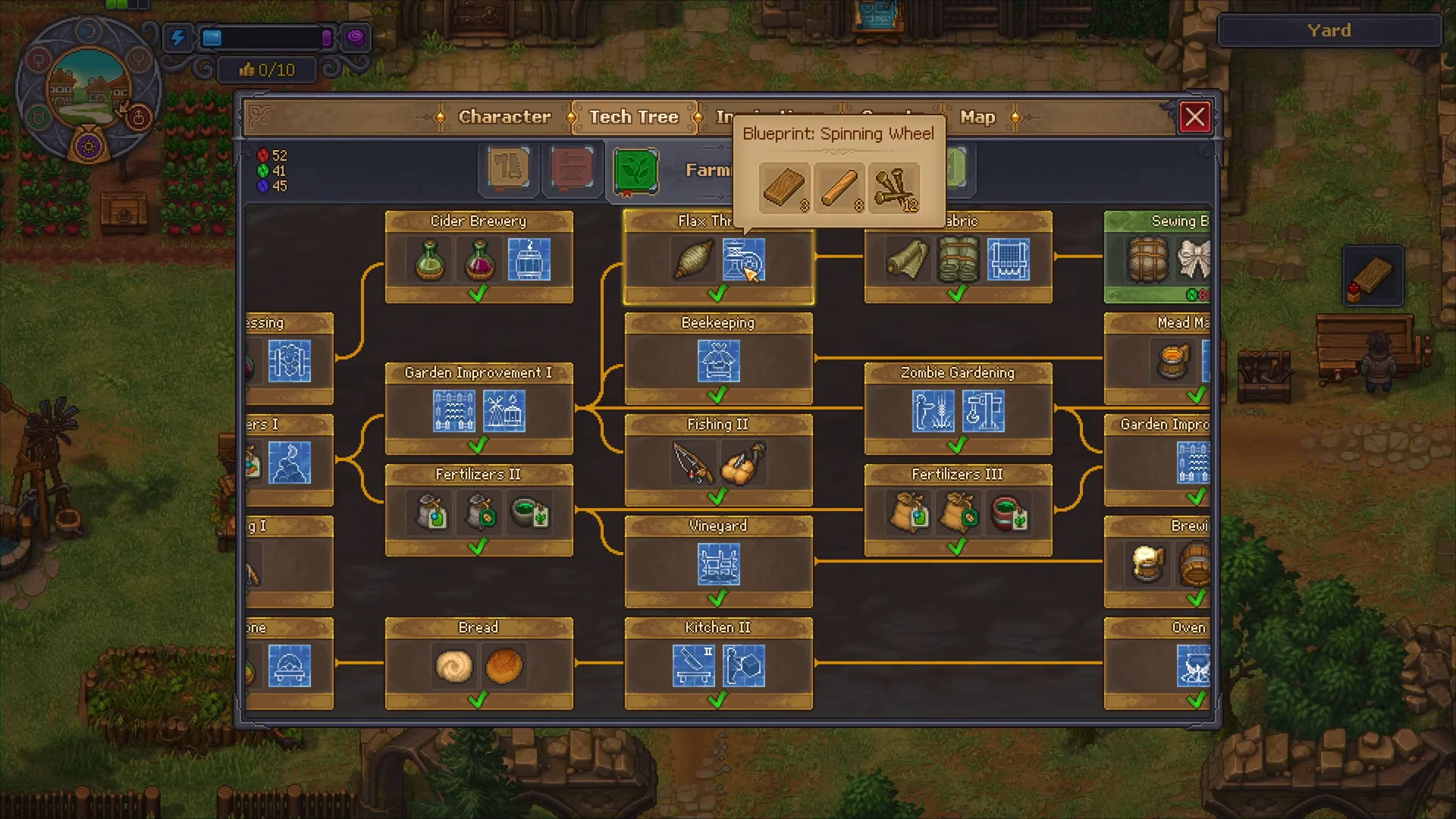 Unlocking in Tech Tree