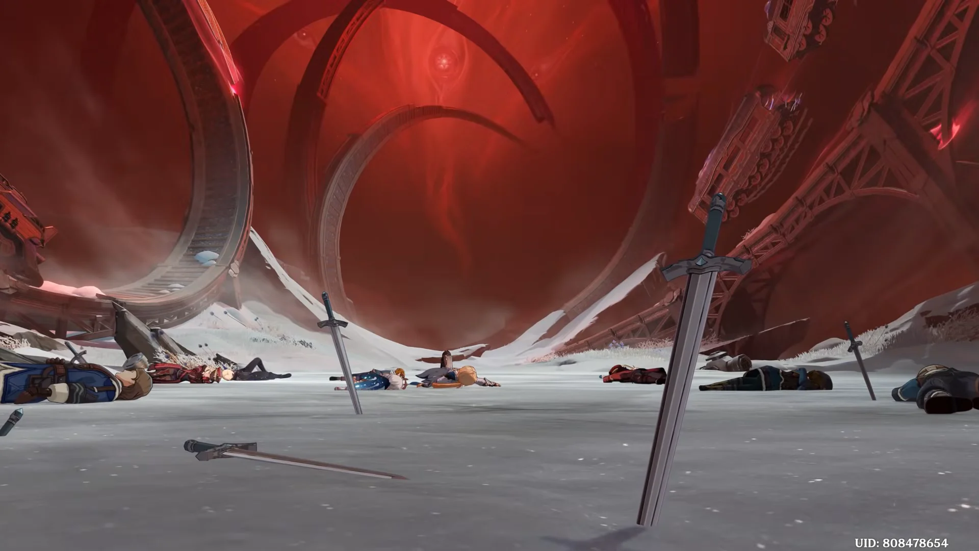 Divine blast strikes