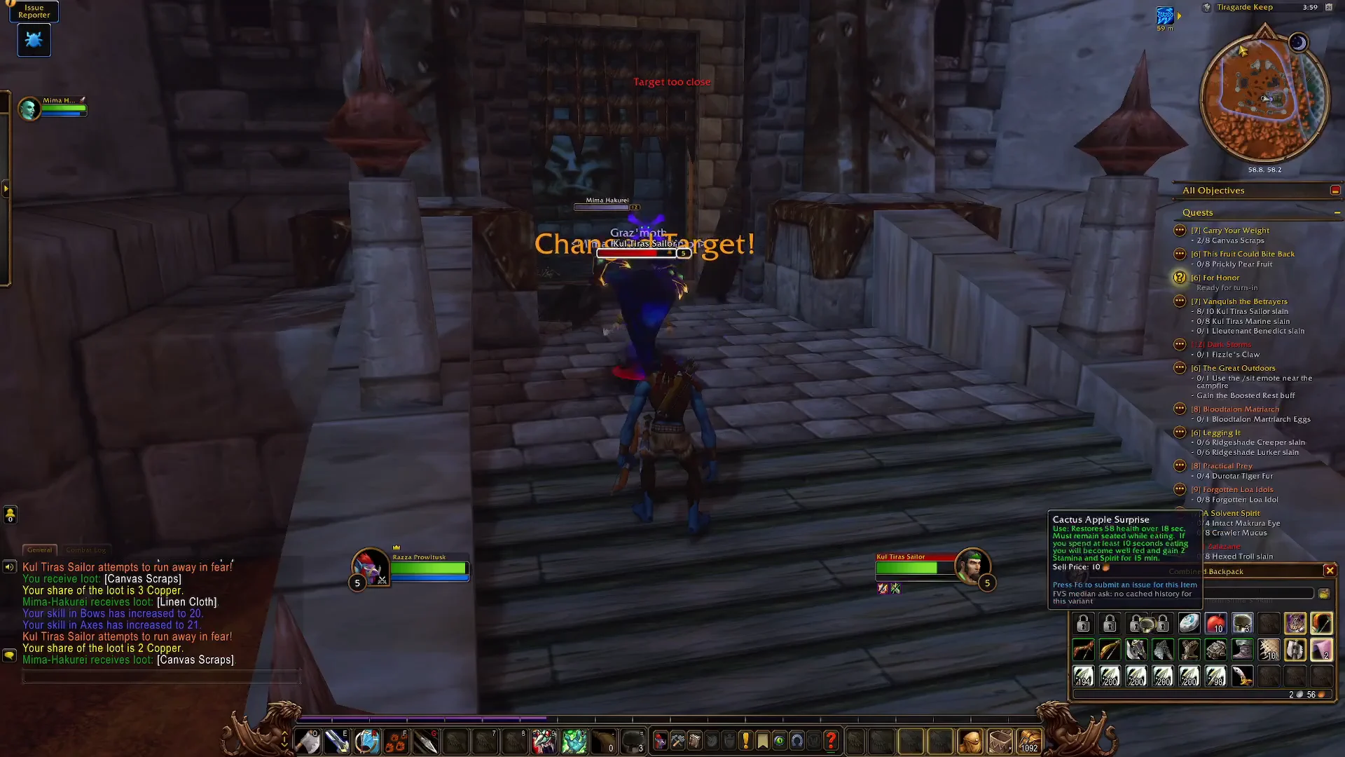 Exploring Keep Courtyard & Steps