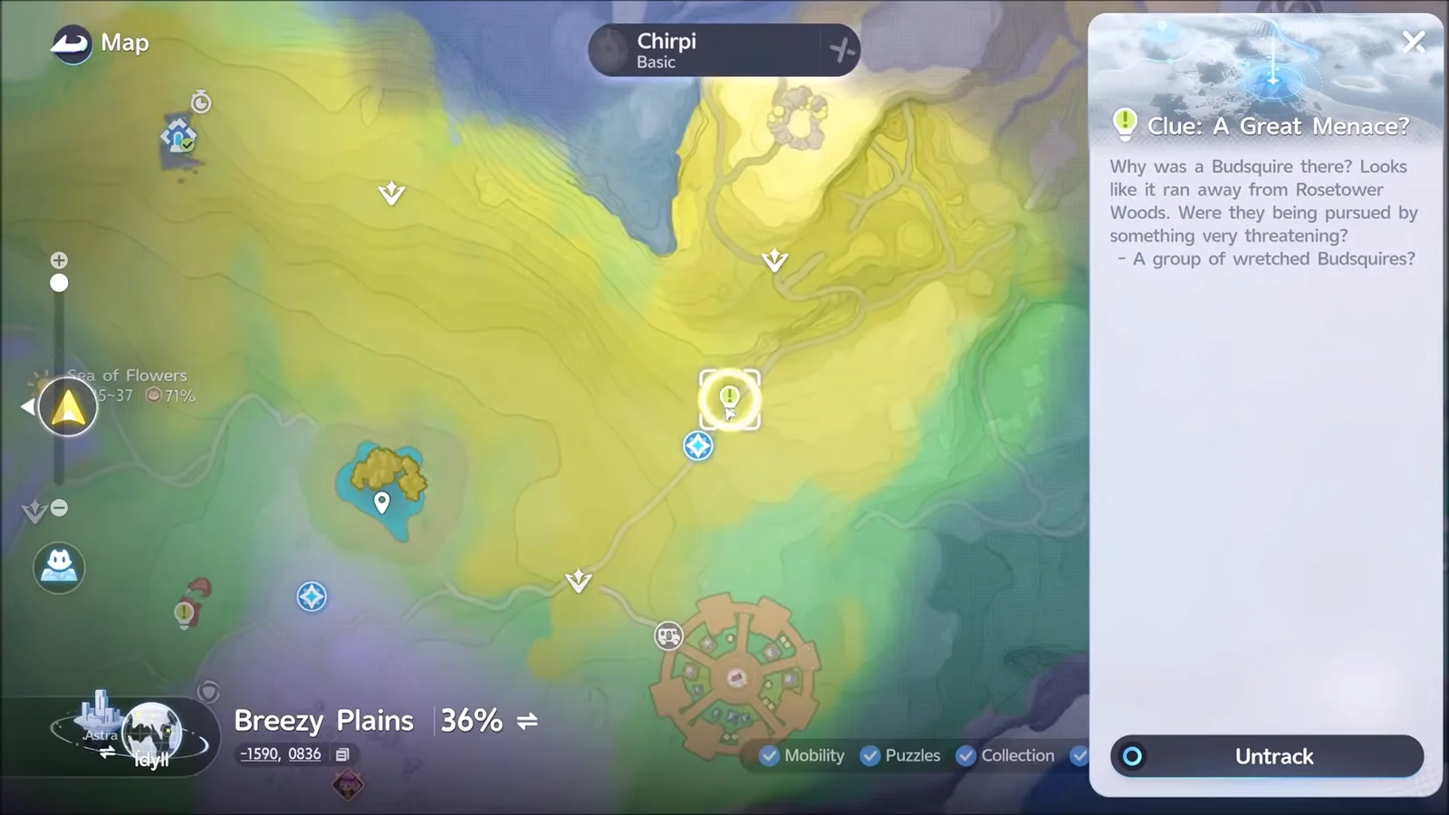 Map Exploration & Quest Starters